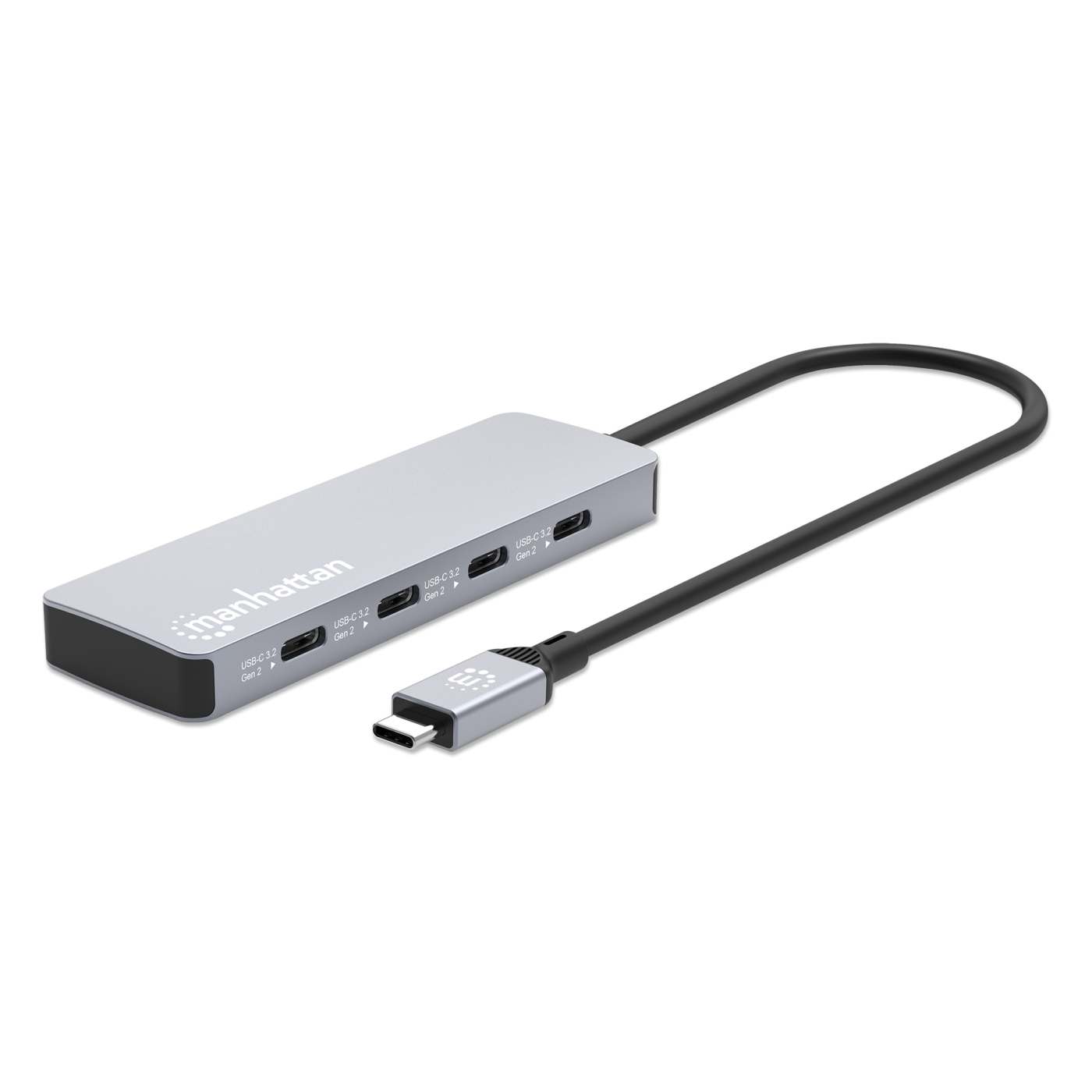 4 Port 10Gbps USB C Hub with Ethernet, HDMI, and PD Charging - High-Speed USB C Adapter for MacBook Pro, Dell XPS, and More - Perfect for Home Office, Gaming, and Video Editing