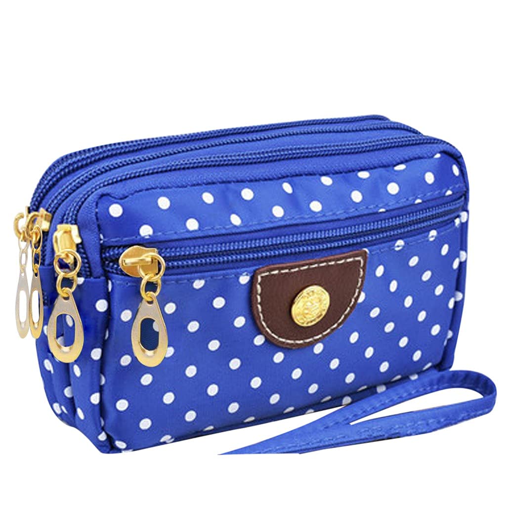Stylish Women's Canvas Clutch Bag with Wave Zipper & Cat Tassel - Fashionable Messenger Shoulder Bag & Small Coin Purse for Daily Use, Work, Travel and Shopping
