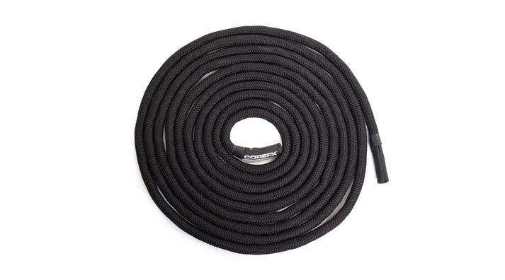 CoreFX 30ft Braided Battle Rope - Heavy Duty Fitness Rope for CrossFit, Strength Training & Outdoor Workouts