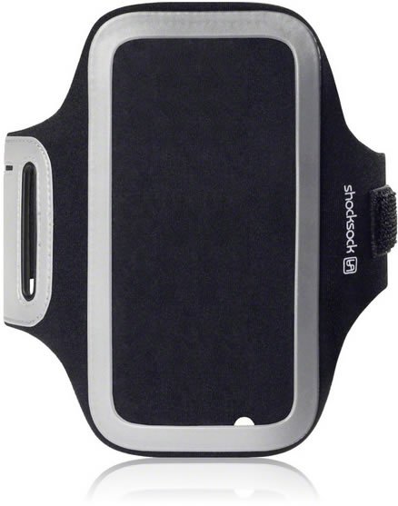 HTC One M9 Reflective Armband Case - Black | Secure & Visible Phone Holder for Running, Jogging, Cycling & Outdoor Activities
