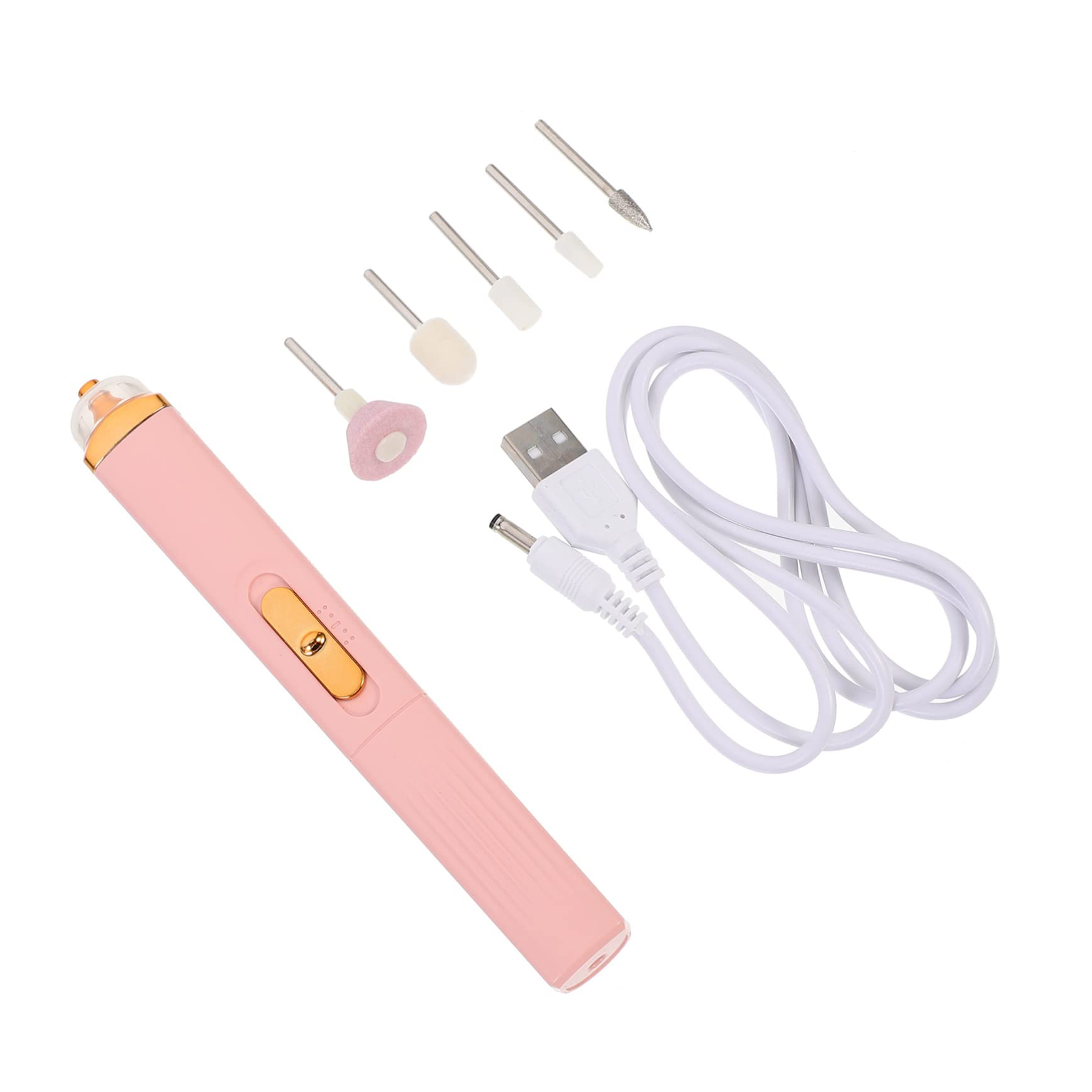 Beavorty Electric Nail Drill File Machine Kit - Professional Manicure & Pedicure Set with Diamond Grinding Heads, Portable ABS Nail Polisher for Salon & Home Use