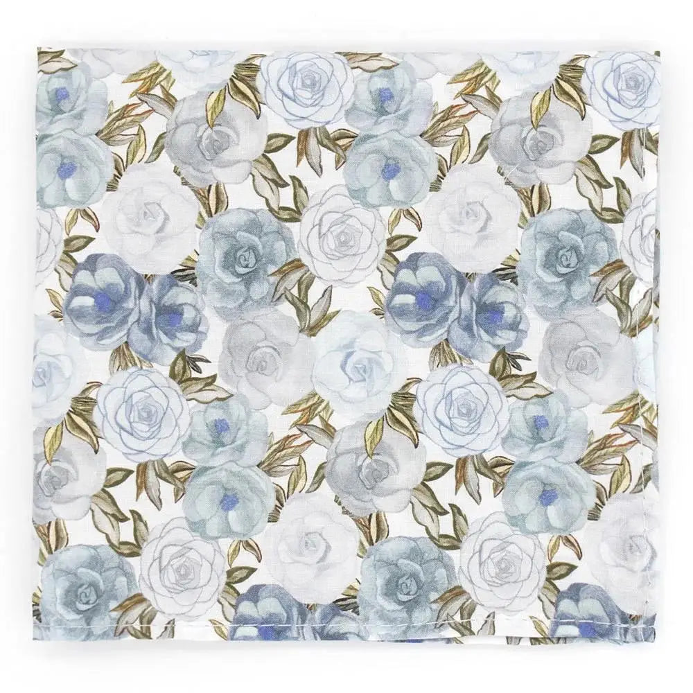 L.A. Smith Blue Hank Scarf - Premium Liberty Fabric - Perfect for Winter Fashion & Gift Giving