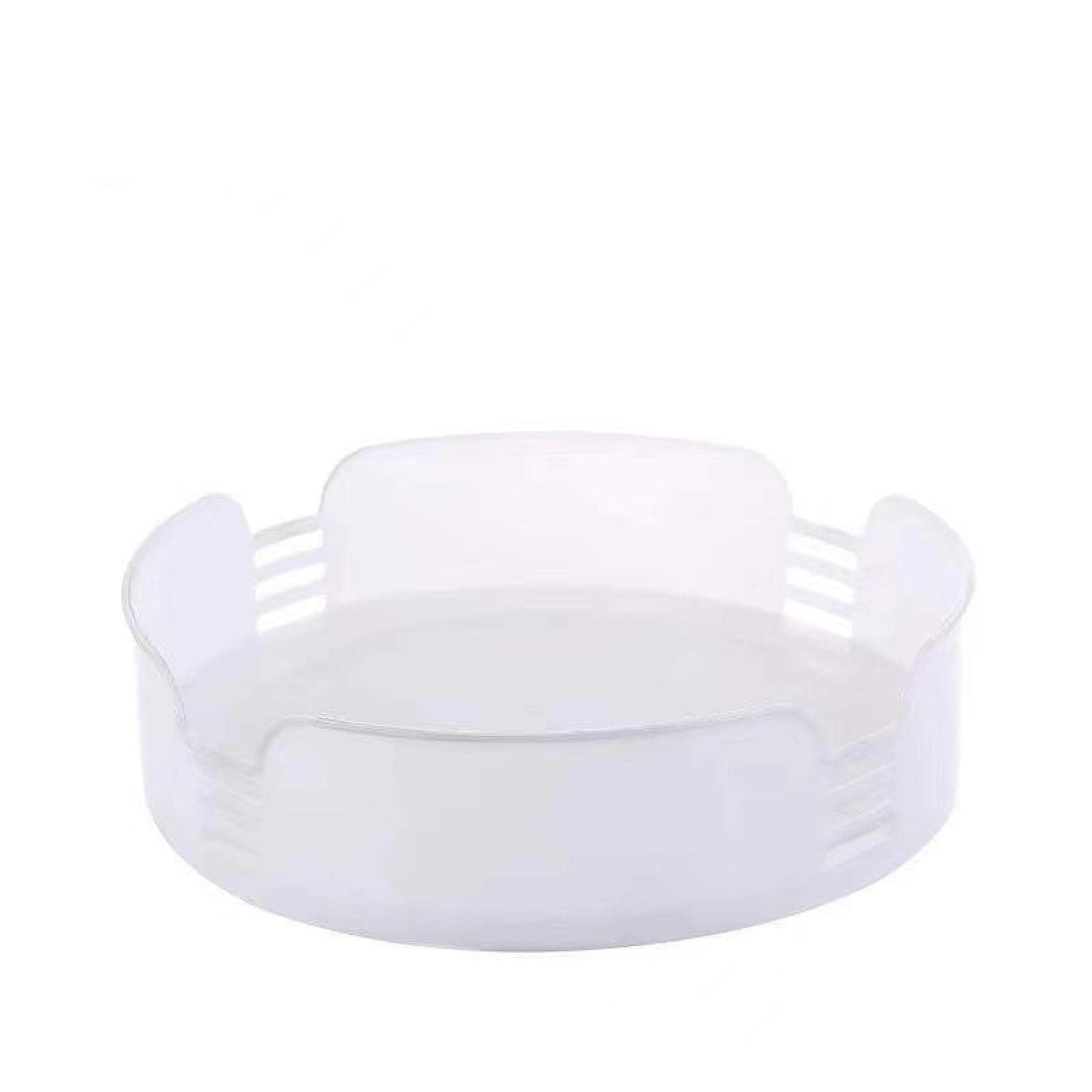 Gaetooely Multifunctional Rotary Storage Box - Organize Kitchen Spices, Cosmetics & Bottles | White Spinning Storage Tray for Countertop, Bathroom & Vanity