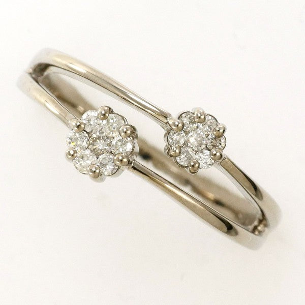 18K White Gold Diamond Ring for Women - Elegant Solitaire Engagement Wedding Band - Perfect for Proposals, Anniversaries & Special Occasions