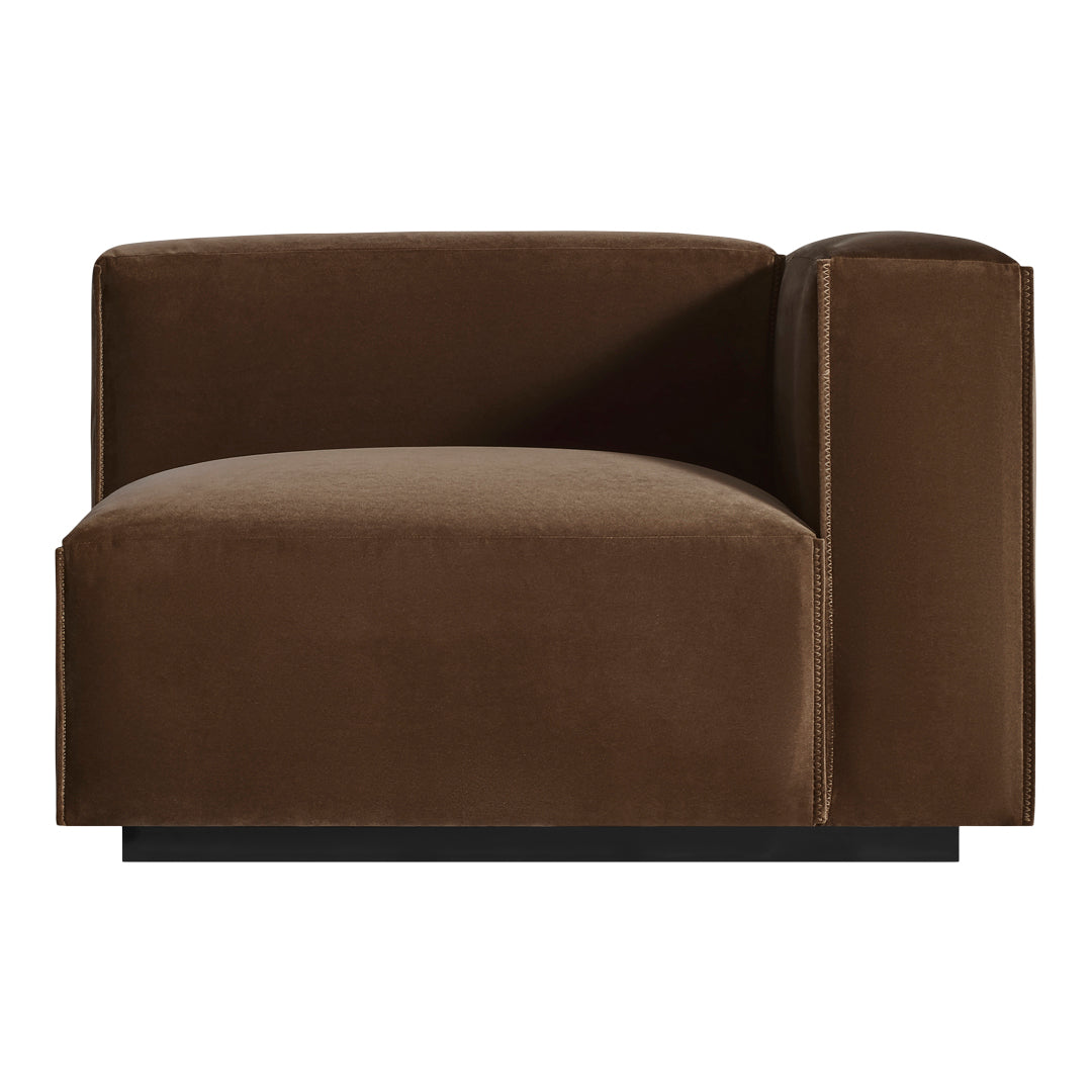 Cleon One Arm Lounge Chair - Modern Accent Chair for Living Room, Bedroom & Office - Comfortable Single Armrest Reading Chair with Sturdy Frame