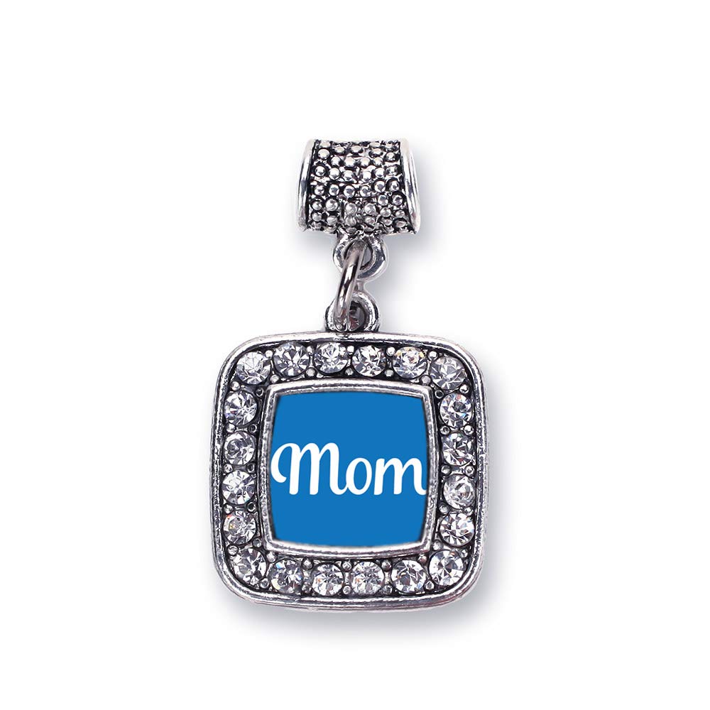 Elegant Silver Square Charm Bracelet with Cubic Zirconia - Dainty Jewelry for Women - Perfect for Gifts, Anniversaries & Everyday Wear