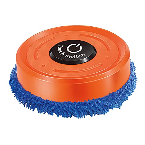 Gazechimp USB Rechargeable Automatic Robot Vacuum Cleaner - Smart Home Cleaning Tool with Powerful Suction, Orange | Perfect for Hardwood Floors, Carpets & Pet Hair Removal
