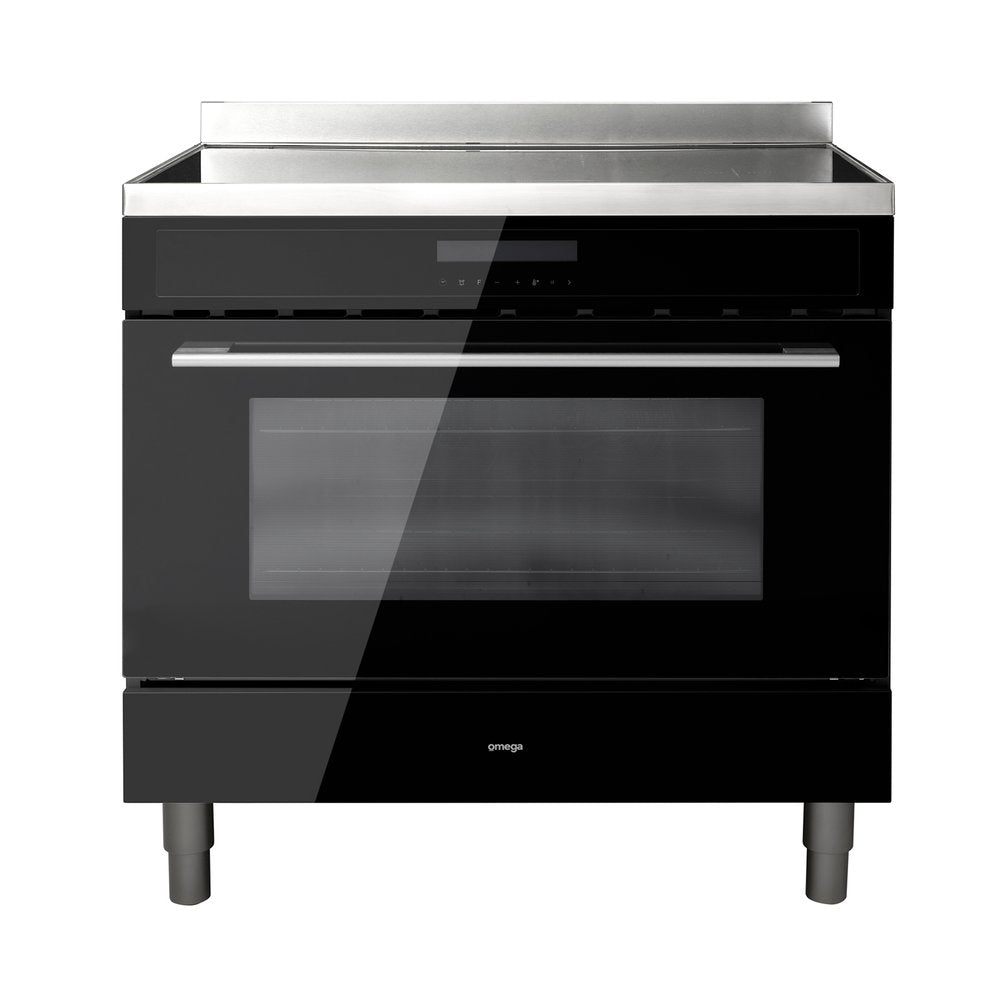 Omega OFOIC909B 90cm Freestanding Induction Cooker with 4 Burners - Perfect for Modern Kitchens, Restaurants & Home Chefs