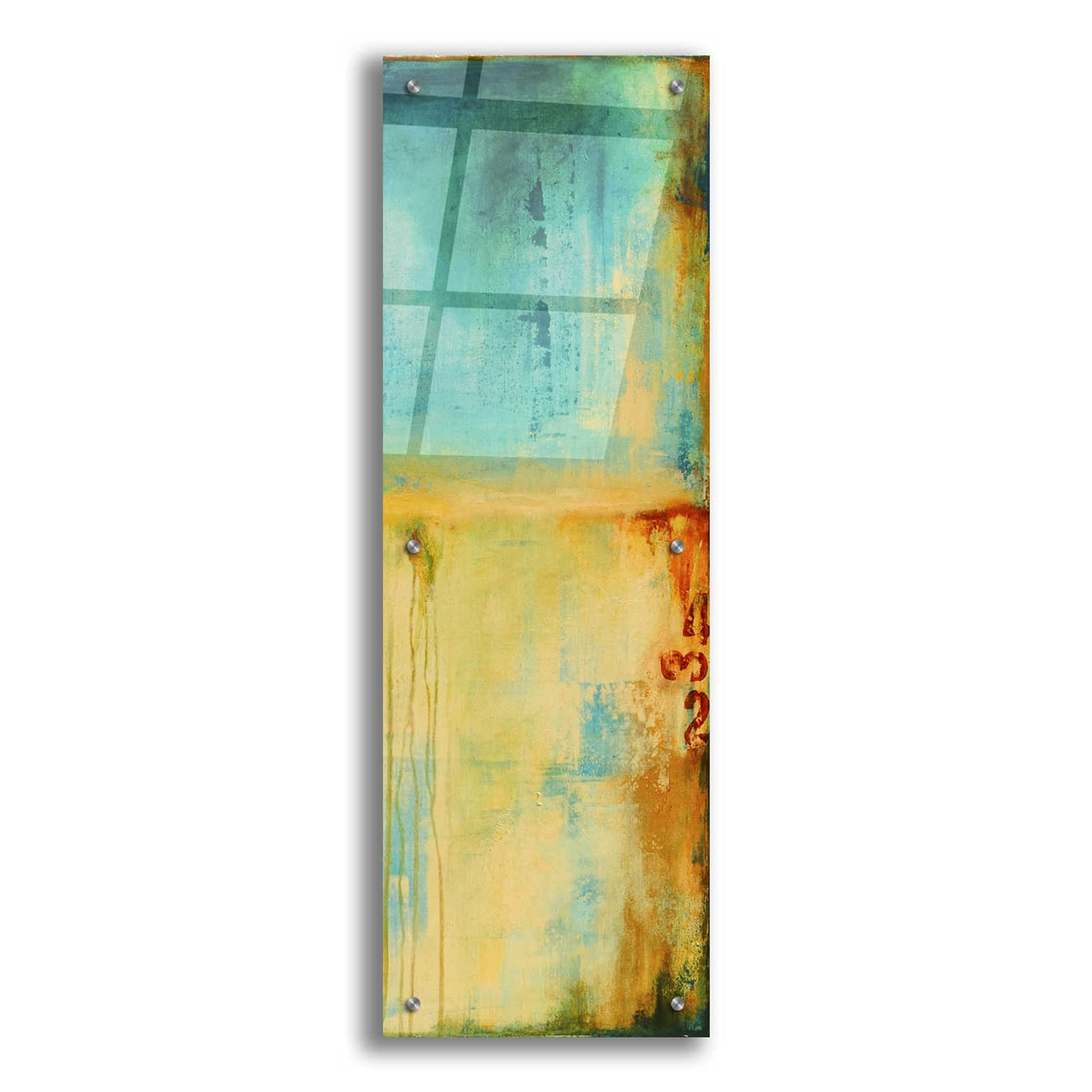 Lazy Sunday I by Erin Ashley - 12x36 Inch Acrylic Glass Wall Art Painting, Modern Home Decor for Living Room, Bedroom & Office