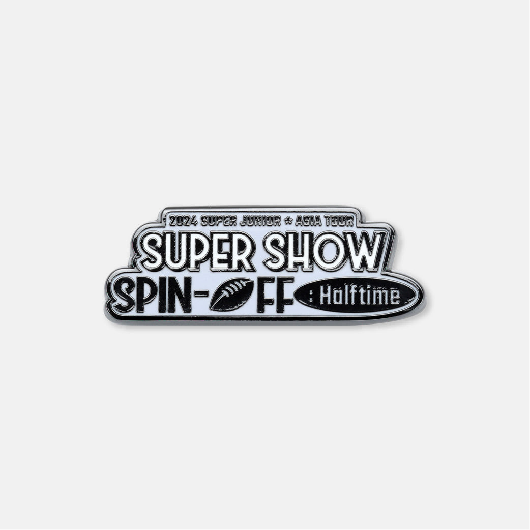 2024 SUPER JUNIOR 'SUPER SHOW SPIN-OFF: Halftime' Official MD Badge - K-Pop Concert Merchandise for Fans & Collectors | Perfect for Backpacks, Jackets & Fan Collections