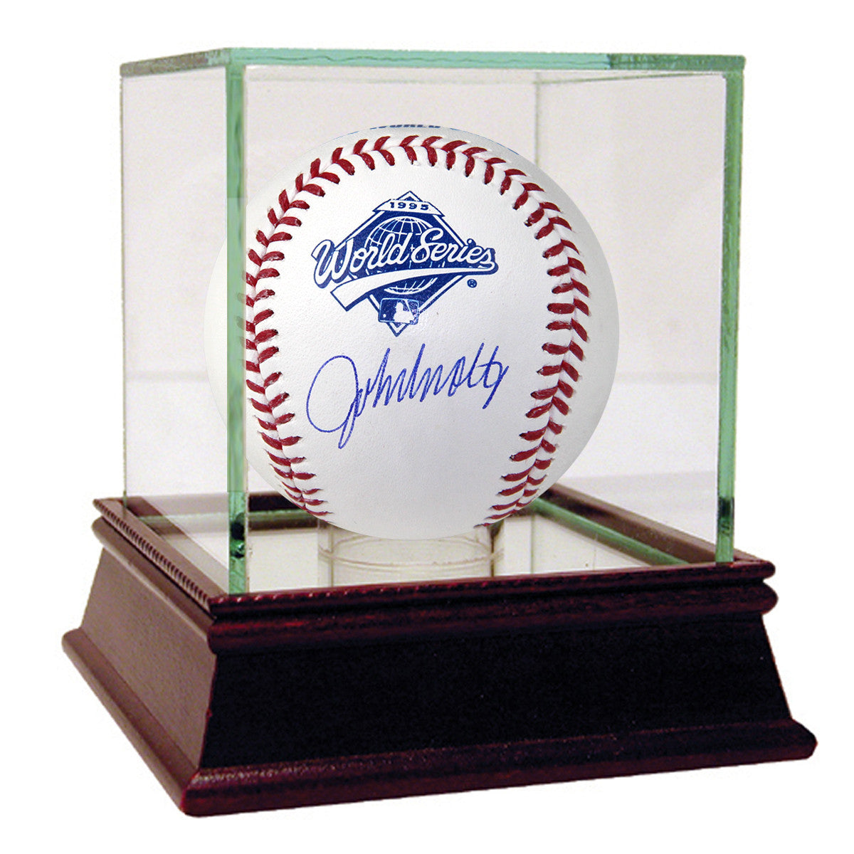 Authentic John Smoltz Signed 1995 World Series Baseball - MLB Certified Autograph | Perfect for Braves Fans & Sports Memorabilia Collectors