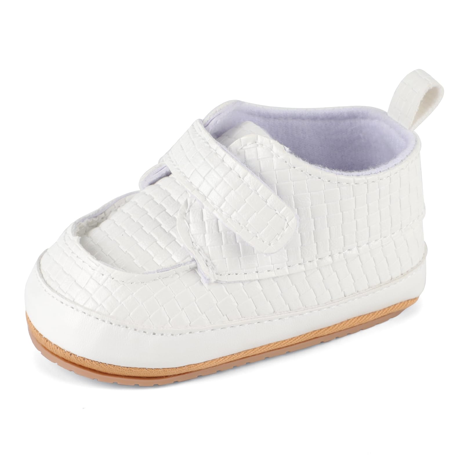 MASOCIO Baby Boys Moccasin Shoes - Soft Sole First Walkers for Infants & Toddlers | Comfortable Casual Flats for Early Walkers | Perfect for Indoor Play, Outdoor Adventures & Special Occasions