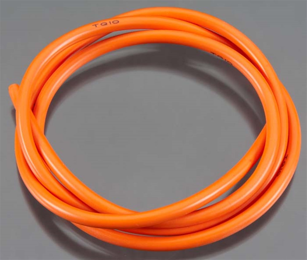 10 Gauge Super Flexible Wire, 3 Feet Orange - Heavy Duty Electrical Cable for Automotive, Marine, and Home DIY Projects