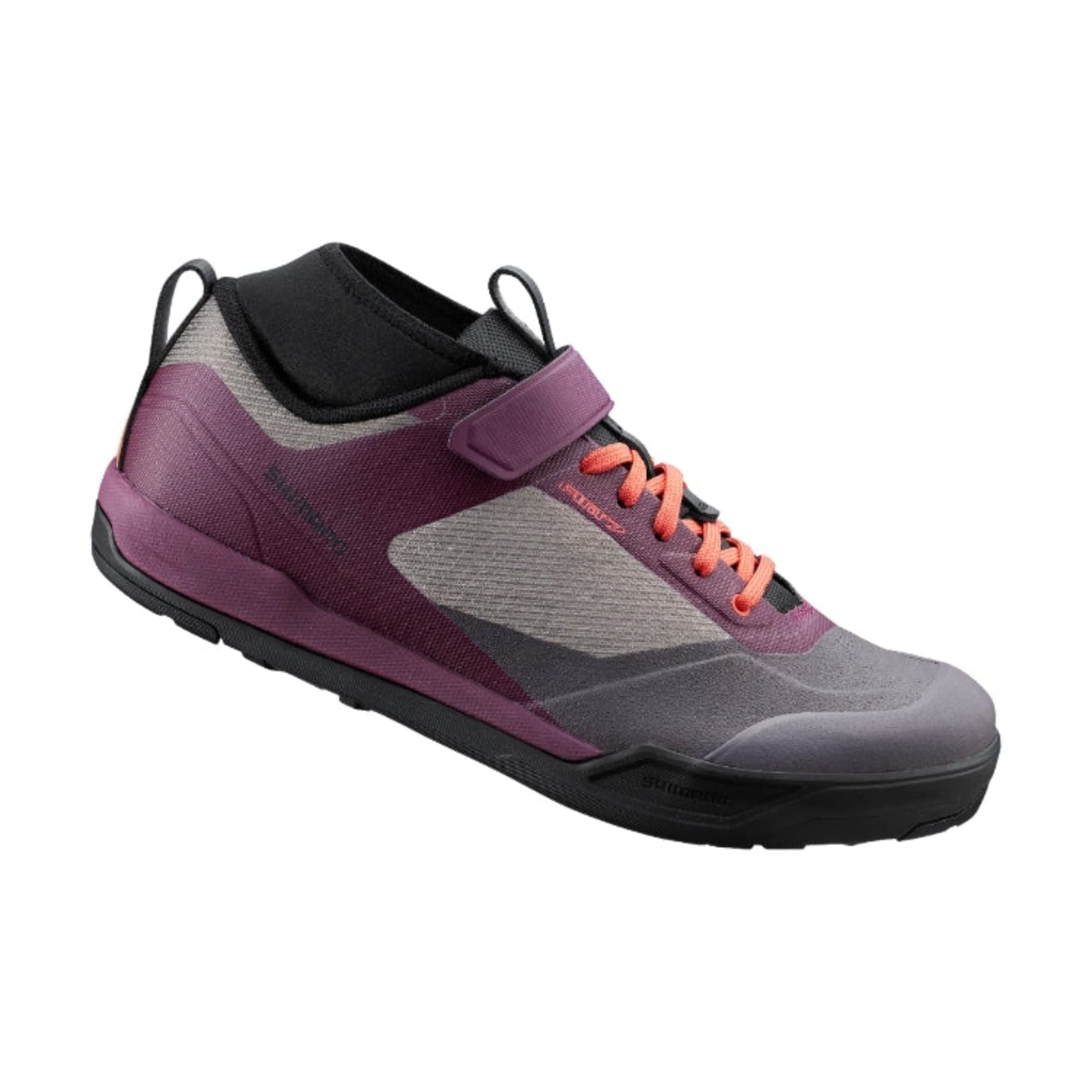 SHIMANO SH-AM702 Women's Mountain Bike Shoes - Gray (2021 Model) | Durable & Comfortable Cycling Shoes for Trail Riding & Off-Road Adventures