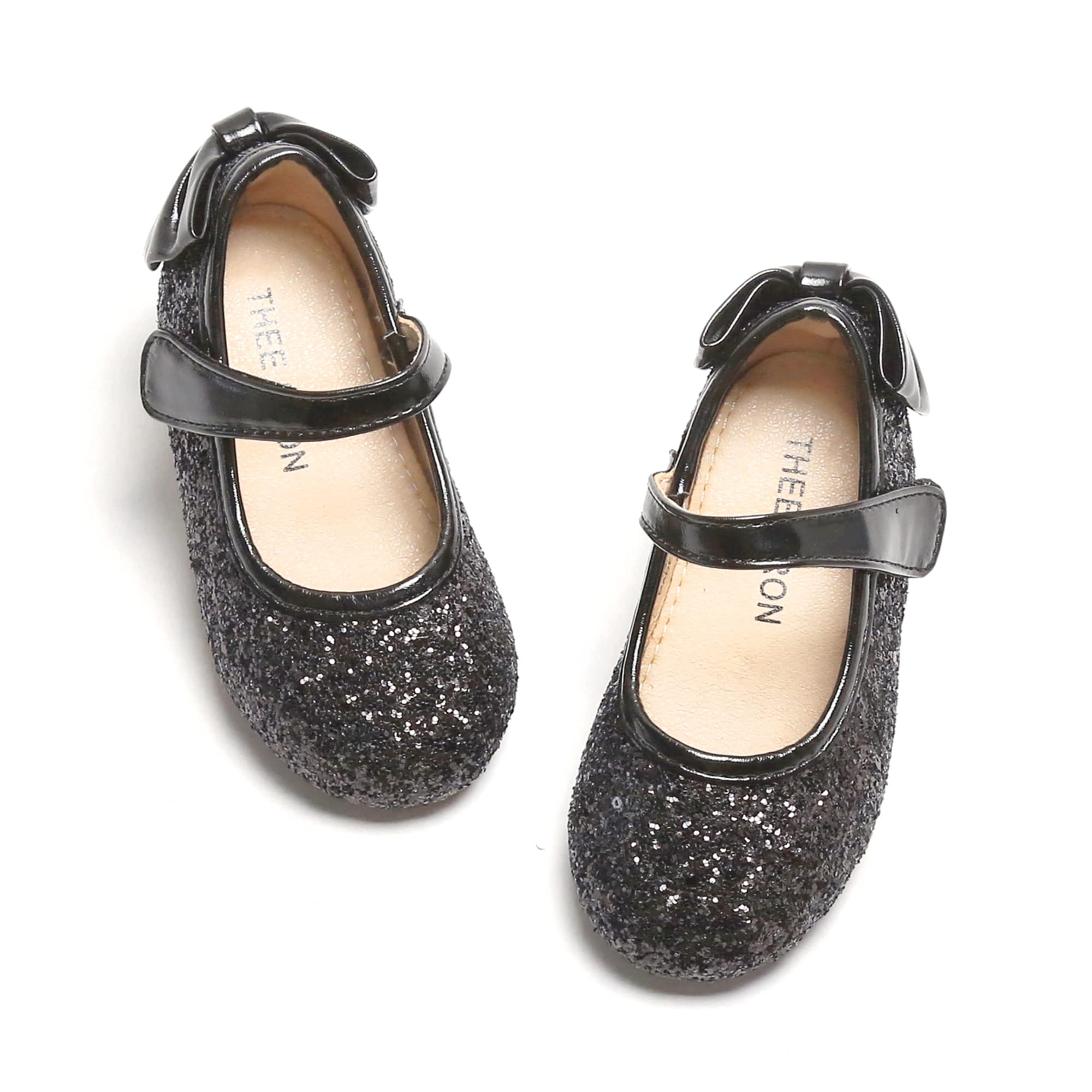 Toddler Ballet Mary Jane Flats - Girls Dress Shoes for Dance & Parties