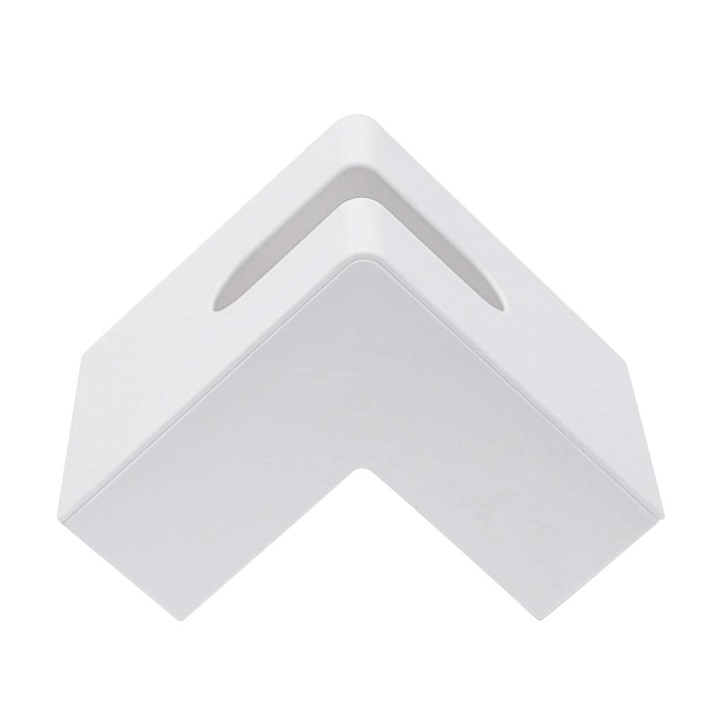 Nordic Style Desktop Napkin Holder - Tissue Box Cover Organizer for Bathroom, Bedroom, Hotel, Cafe & Restaurant - White | Perfect for Home Decor, Office Desk & Dining Table Organization