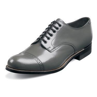 Stacy Adams Madison Men's Dress Shoes in Steel Gray – Perfect for Business, Weddings & Formal Events