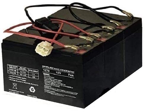 Razor ECO Metro Smart Electric Scooter Replacement Battery 7Ah with Wiring Harness W13114501003 - DC Power Upgrade for Commuting & Urban Travel