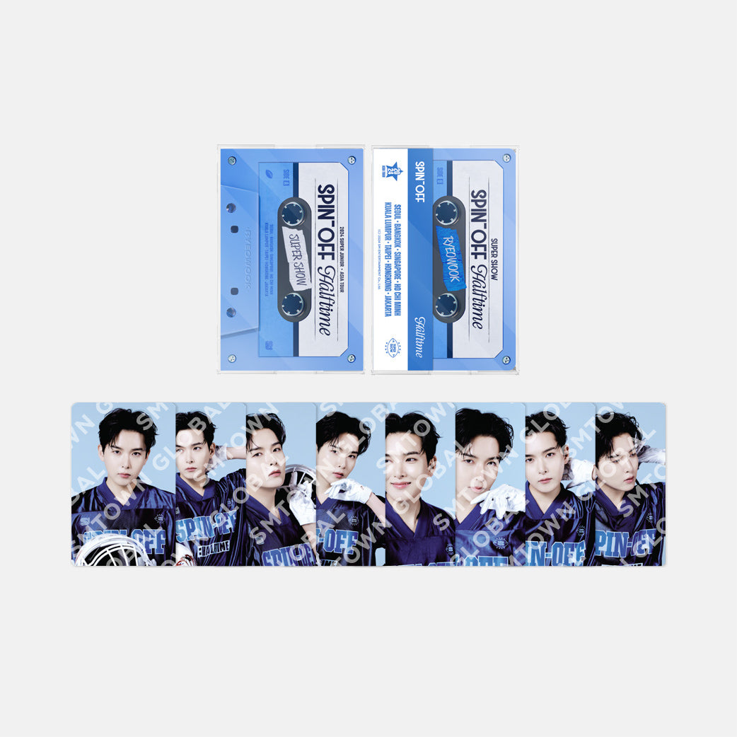 2024 Super Junior 'Super Show Spin Off: Halftime' Cassette Tape Photo Set - Limited Edition K-Pop Merchandise for Fans & Collectors - Perfect for Concerts, Gifts, and Memorabilia Display