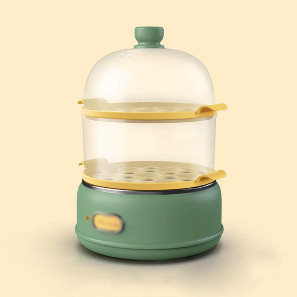 Double Layer Electric Egg Steamer - Automatic Egg Cooker & Food Steamer for Breakfast, Healthy Cooking | Perfect for Home, Office, Dorm & RV Use