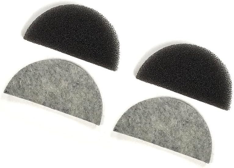 M1587 CH Felt & M1586 Foam Air Filter Silencers (2-Pack) – Compatible with Small Engines, Lawn Mowers, and Power Tools – Reduce Noise for Quieter Operation