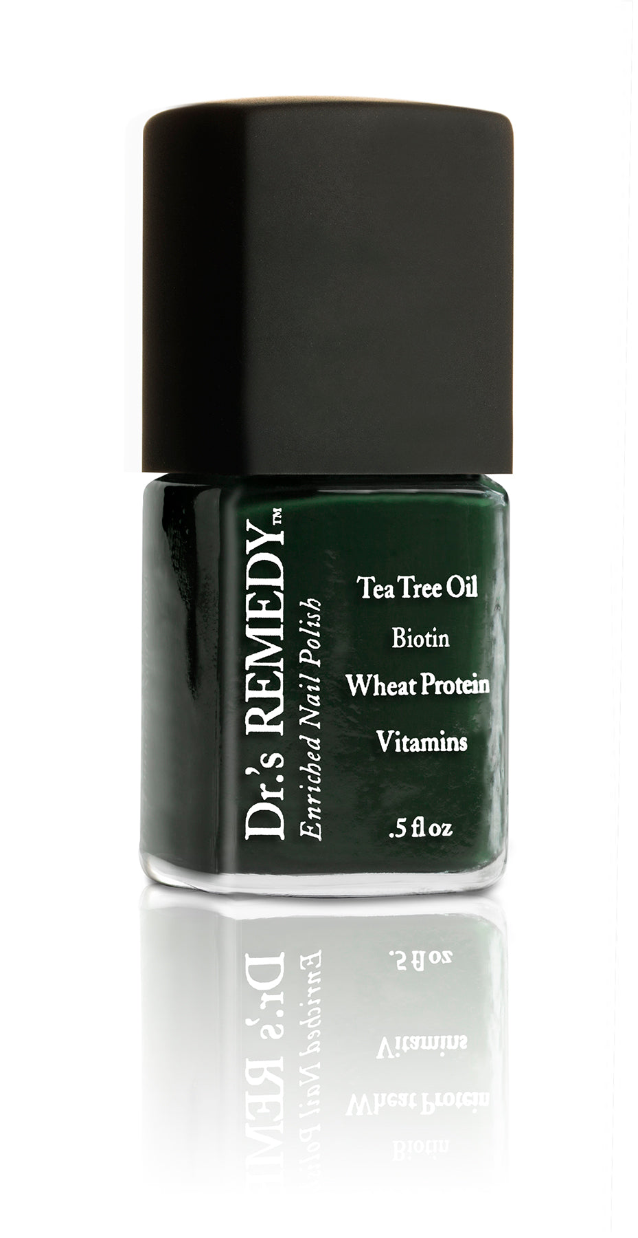 Dr.'s Remedy EMPOWERING Evergreen Nail Polish - 0.5 fl oz (15ml) Strengthening Treatment for Healthy Nails - Perfect for Salon-Quality Manicures at Home & Professional Nail Care
