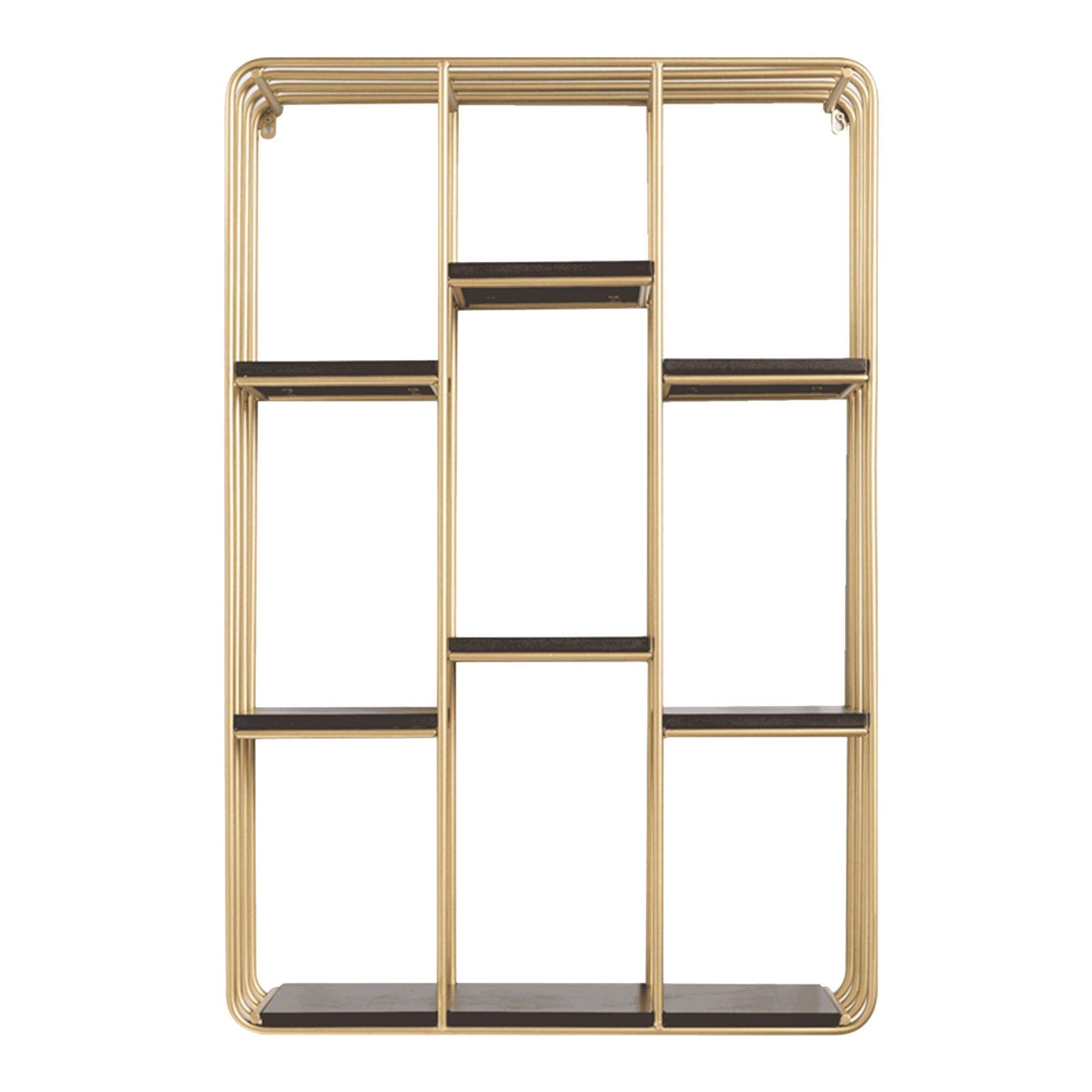 Floating Shelf Wall Mounted - Metal Hanging Bracket Bookshelf for DIY Storage | Perfect for Living Room, Bedroom, Bathroom & Office Organization