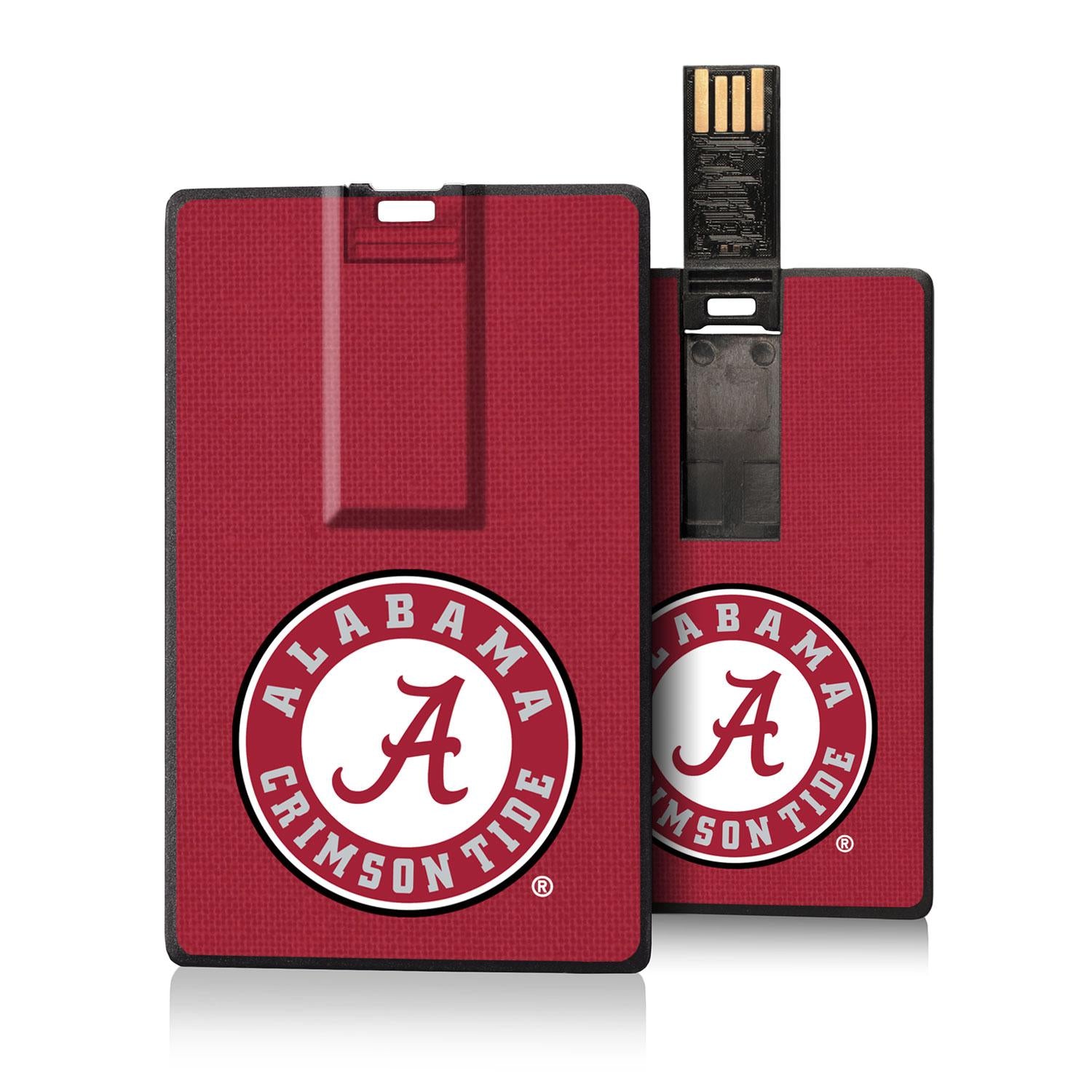 Alabama Crimson Tide 32GB USB Flash Drive with Credit Card Design - Perfect for Gifts, School, Office & Data Storage