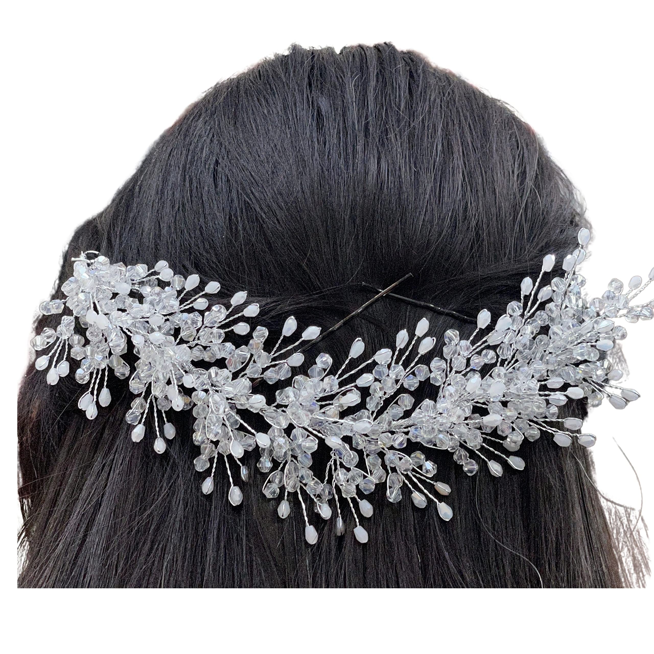 Elegant Sarpa Wedding Vine Bridal Hair Accessories – Floral Headpiece for Brides, Bridesmaids & Boho Weddings – Perfect for Beach, Garden & Outdoor Ceremonies
