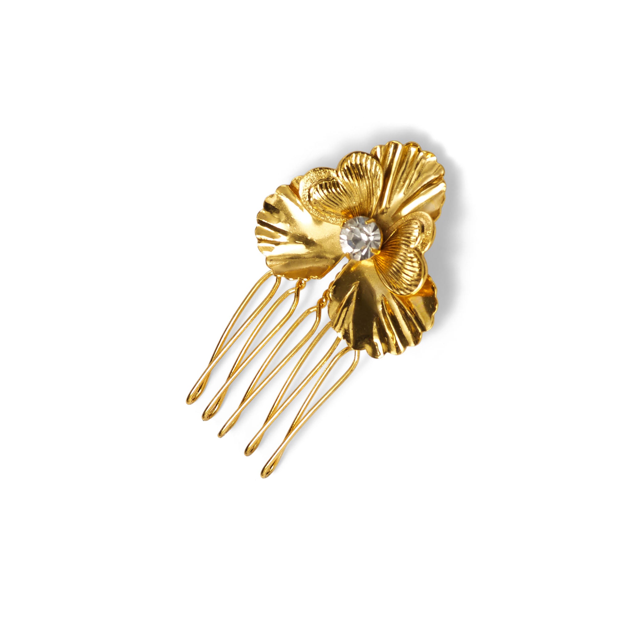 Poppy Petite Comb - Small Travel Hair Comb for Women & Men - Compact Detangling Comb for Purse, Gym Bag & On-The-Go Use