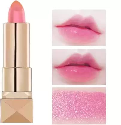 Crystal Color Changing Jelly Lipstick for Girls & Women - Moisturizing & Long Lasting Lip Gloss for Everyday Wear & Special Occasions