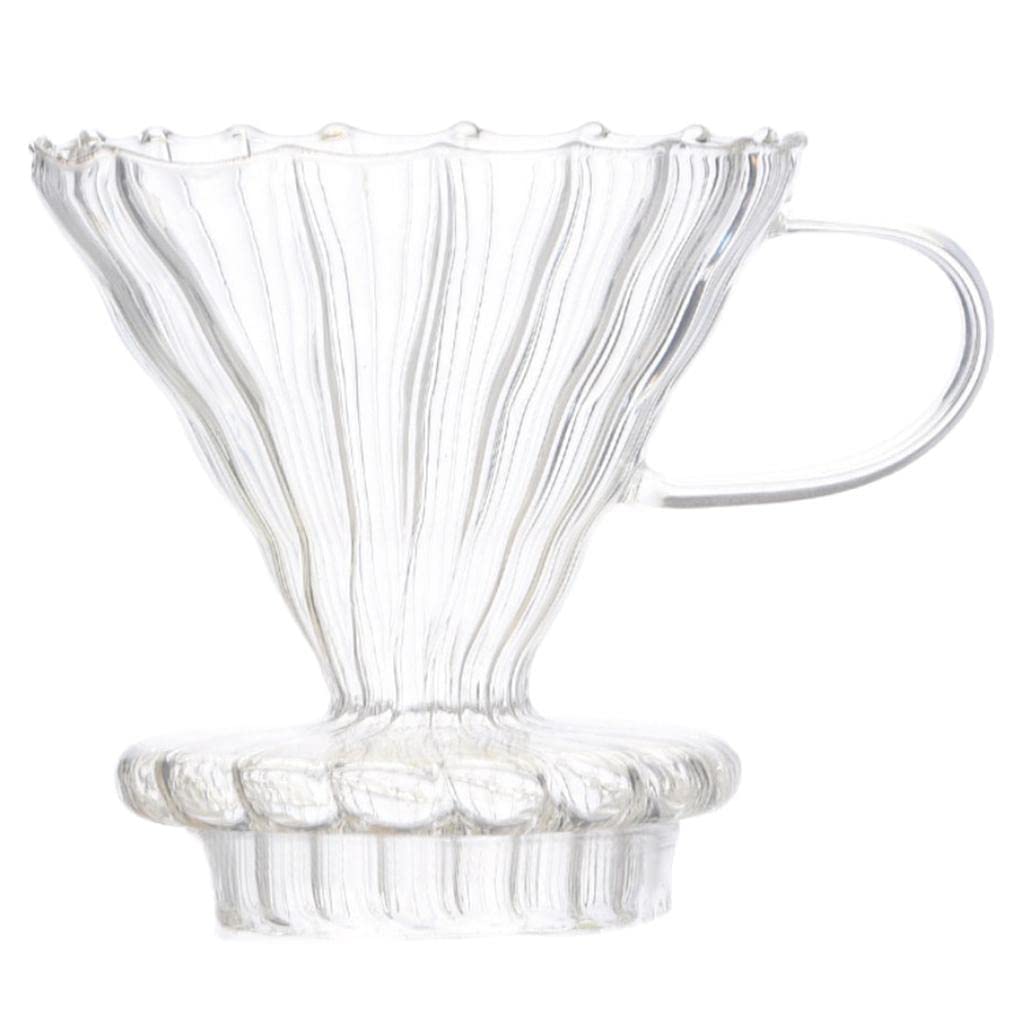 AMLESO Premium Borosilicate Glass Coffee Teapot - Heat Resistant 250ml/360ml/600ml/800ml with Glass Funnel - Perfect for Pour Over Coffee, Tea Brewing & French Press at Home or Office