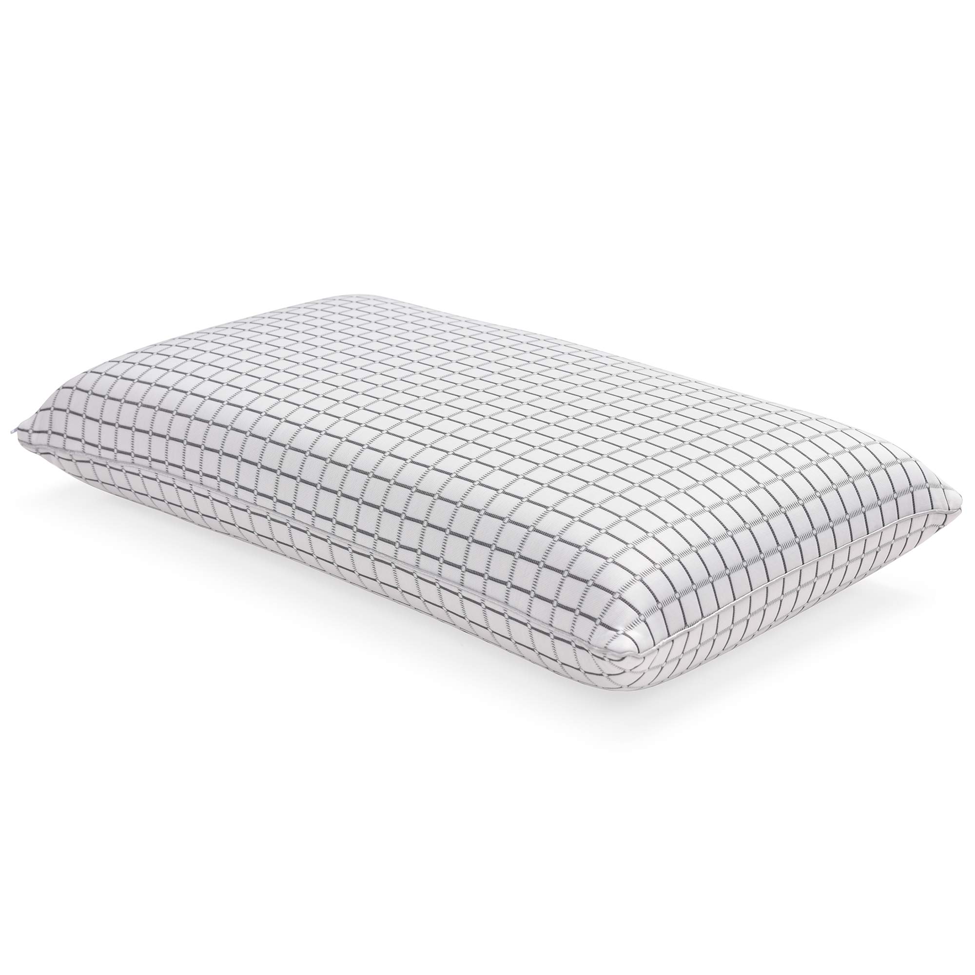 Classic Brands Charcoal Infused Ventilated Foam Pillow - Queen Size for Cool & Comfortable Sleep | Perfect for Side Sleepers & Hot Sleepers