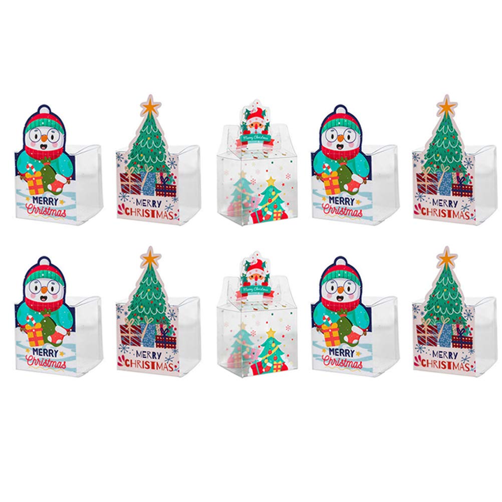 Cabilock 10Pcs Gift Boxes for Christmas Decor & Apple Wrapping - Home Storage Solution