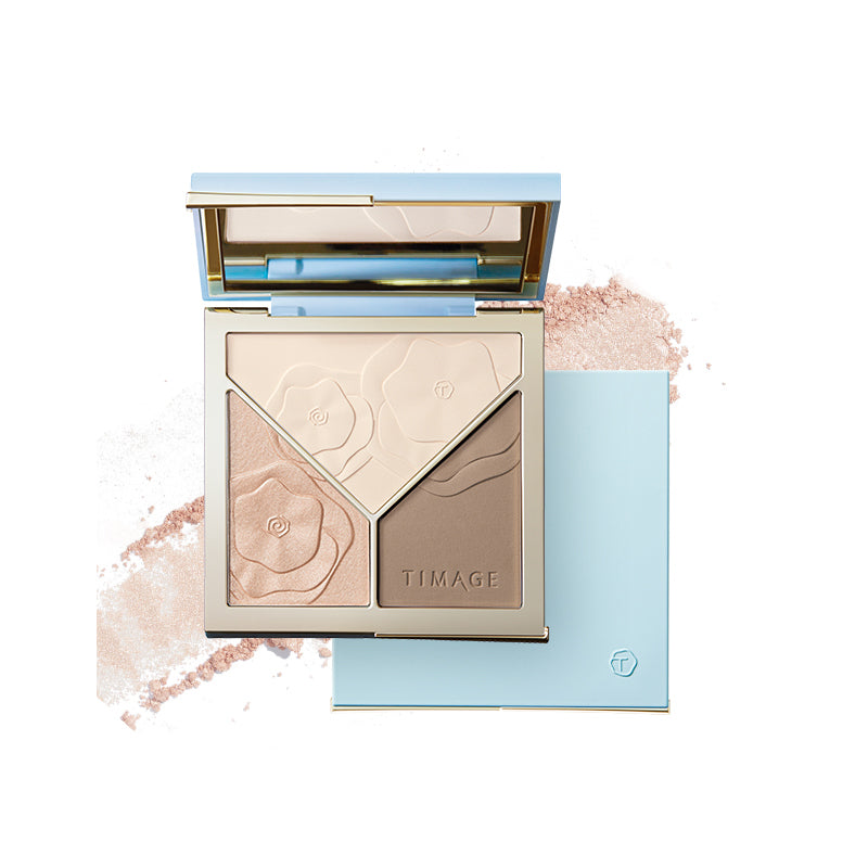 TIMAGE 3 Color Cream Contour Concealer Palette - Face Makeup Kit for Highlighting & Contouring - Perfect for Everyday Use, Photo Shoots & Special Occasions
