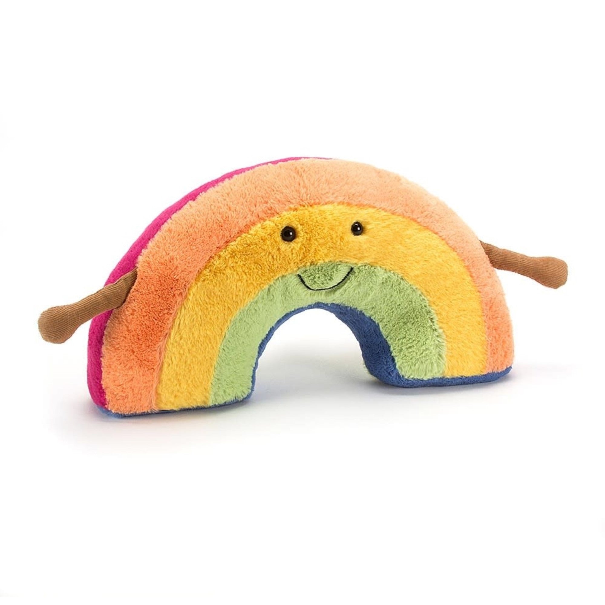 Amuseable Rainbow Plush Toy (Medium) - Soft & Cuddly Rainbow Stuffed Animal for Kids, Perfect for Gifts, Room Decor & Stress Relief