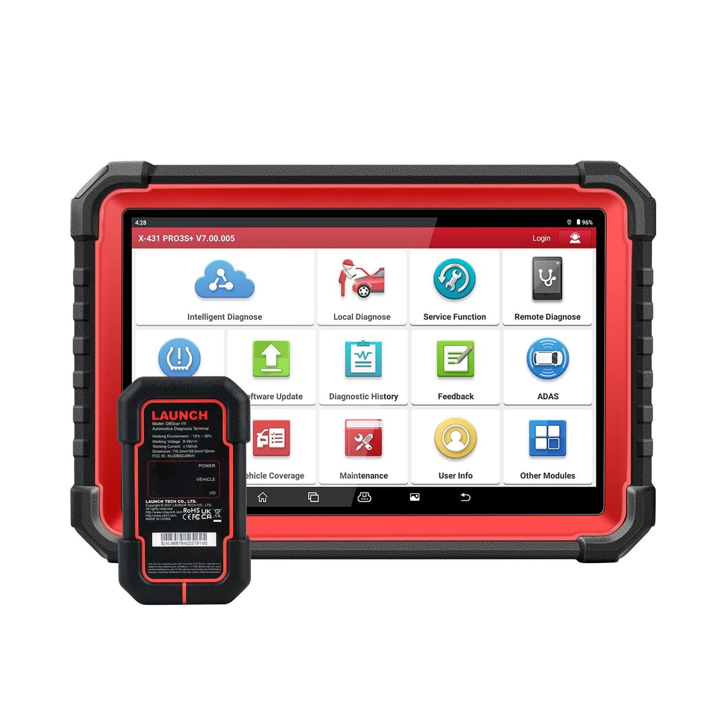 2025 LAUNCH X431 PRO3S+ V5.0 10.1 Inch Full System Car Diagnostic Tool - CAN FD, OBD/OBD2 Scanner with Topology Map for Mechanics & DIY Auto Repair | Works on Cars, Trucks & SUVs
