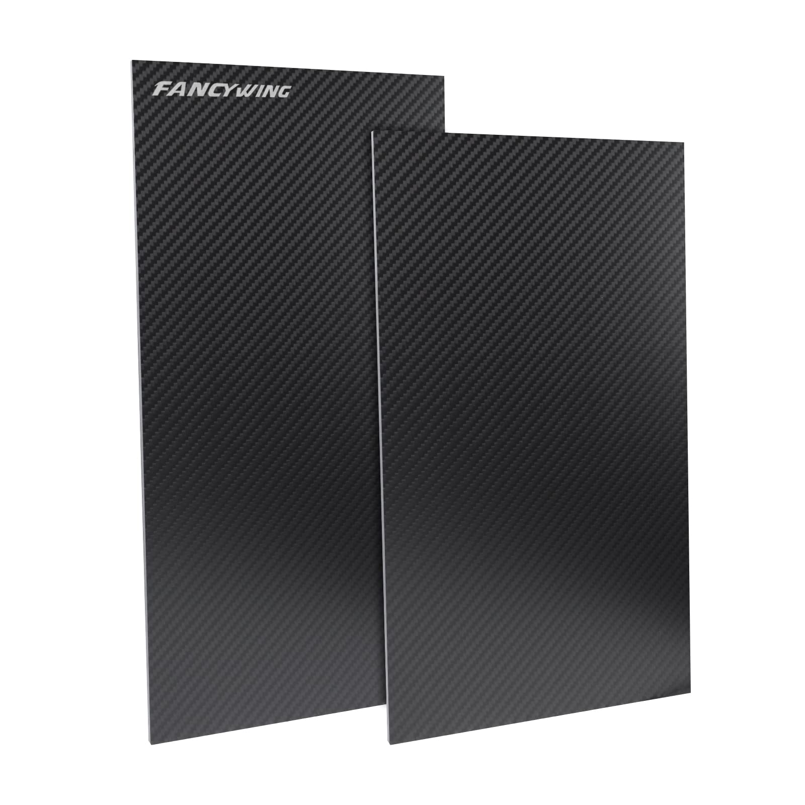3K Twill Weave Carbon Fiber Sheet 330x600x2.5mm - 100% Matte Finish Laminate Panel for Automotive, RC Models & DIY Projects