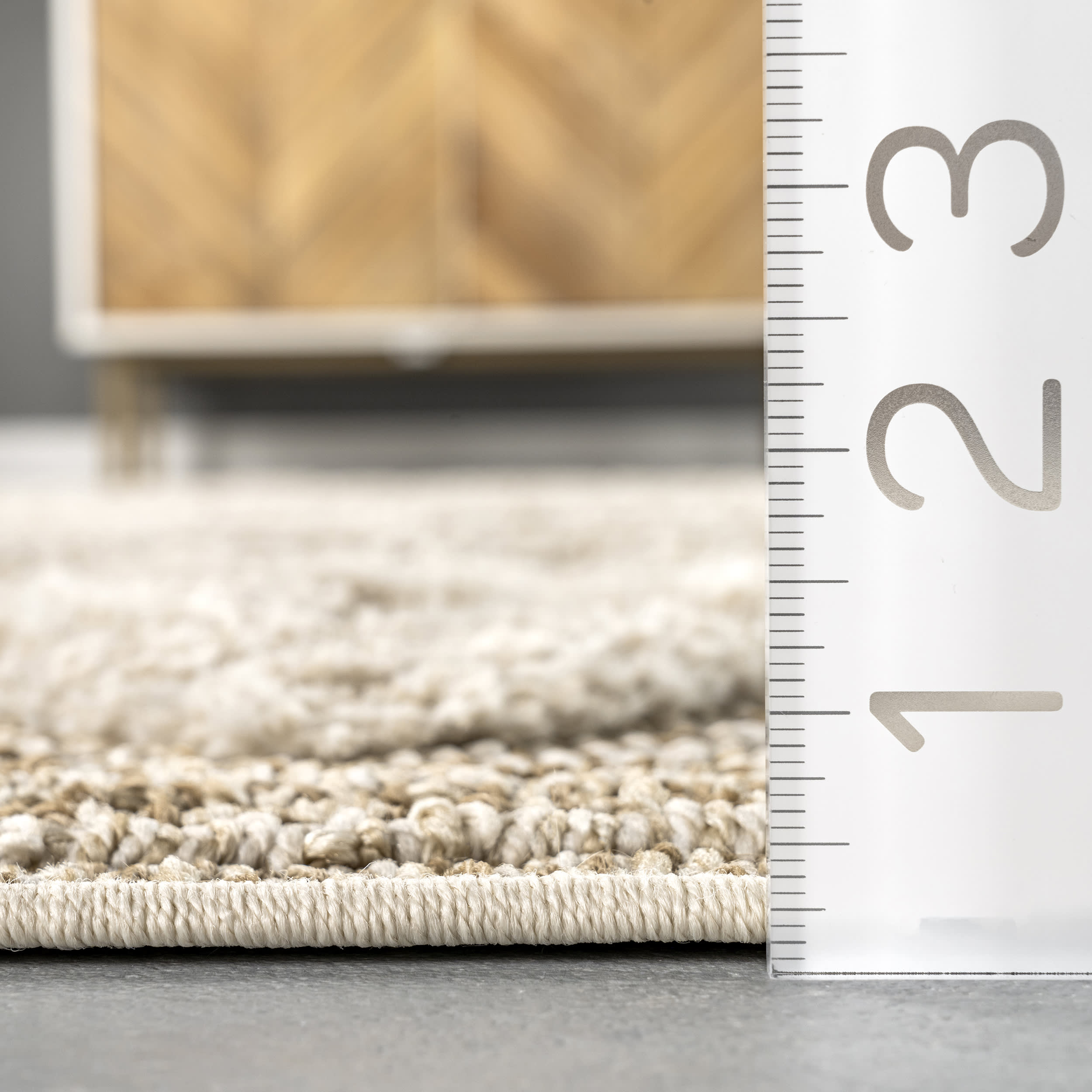 Gracy Textured Geometric Area Rug in Beige - Perfect for Living Room, Bedroom & Home Decor