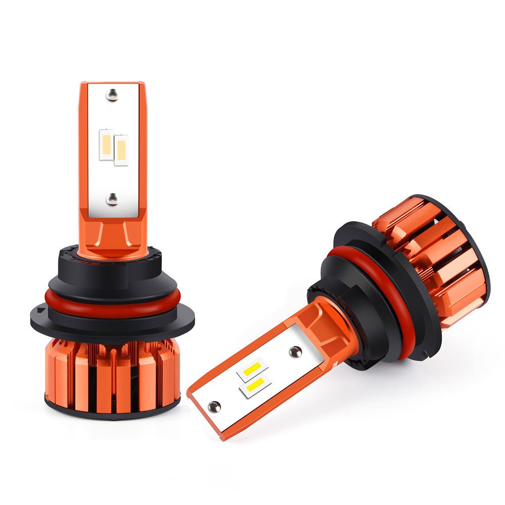 X HL Vision HB5 9007 LED Headlight Bulbs - Dual High/Low Beam - 6000K Bright White Light - for Cars, Trucks, SUVs - Perfect for Night Driving & Foggy Conditions