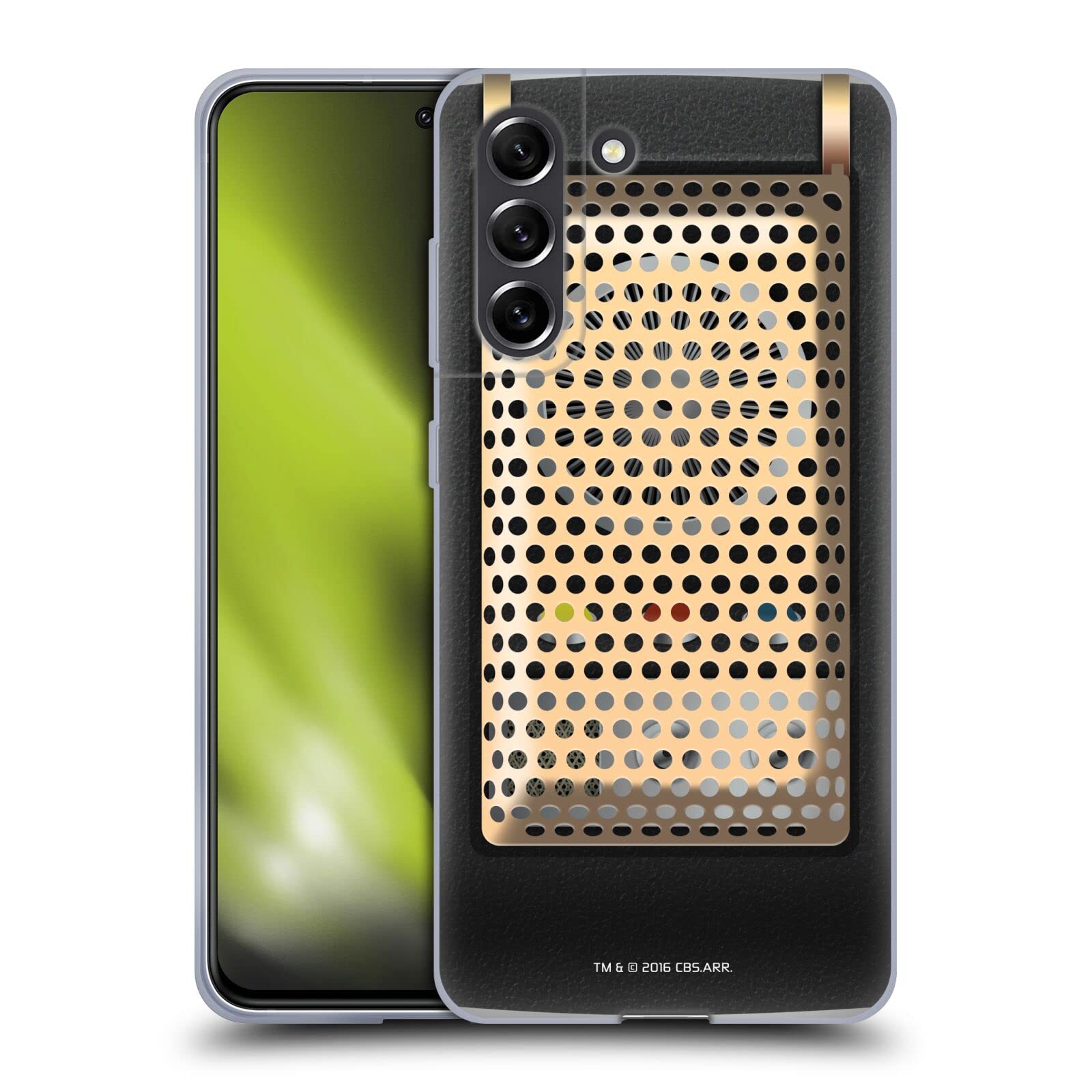 Officially Licensed Star Trek Communicator Soft Gel Case for Samsung Galaxy S21 FE 5G - Durable Protection with Sci-Fi Design | Perfect for Trekkies, Cosplay, and Everyday Use