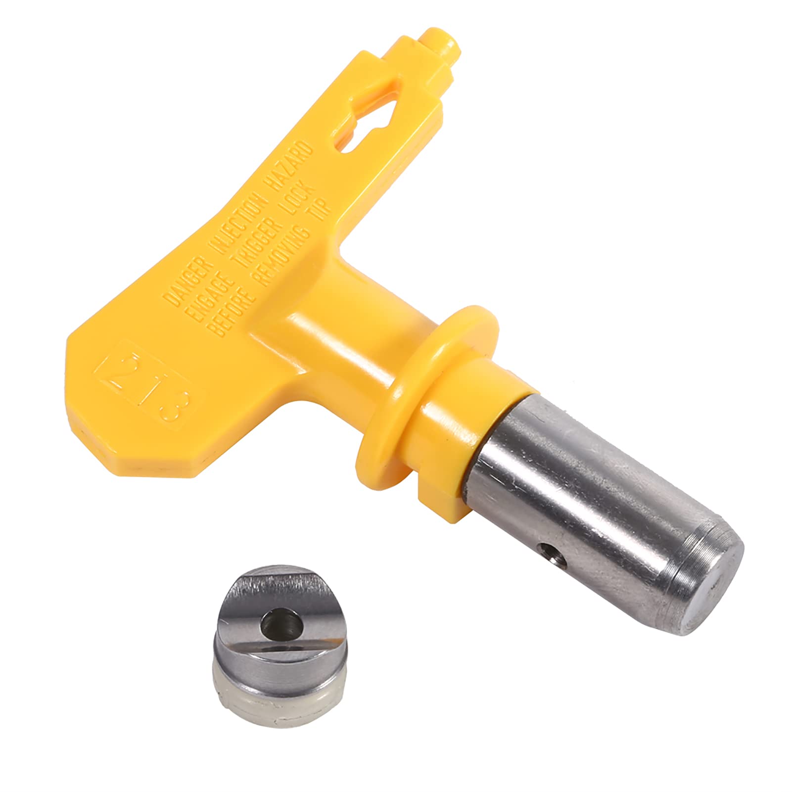Tungsten Steel Airless Paint Spray Gun Nozzle Tip - Reversible Sprayer Nozzle Accessory for Home & Garden Painting Projects - Perfect for Interior Walls, Furniture, Fences and DIY Painting Tasks