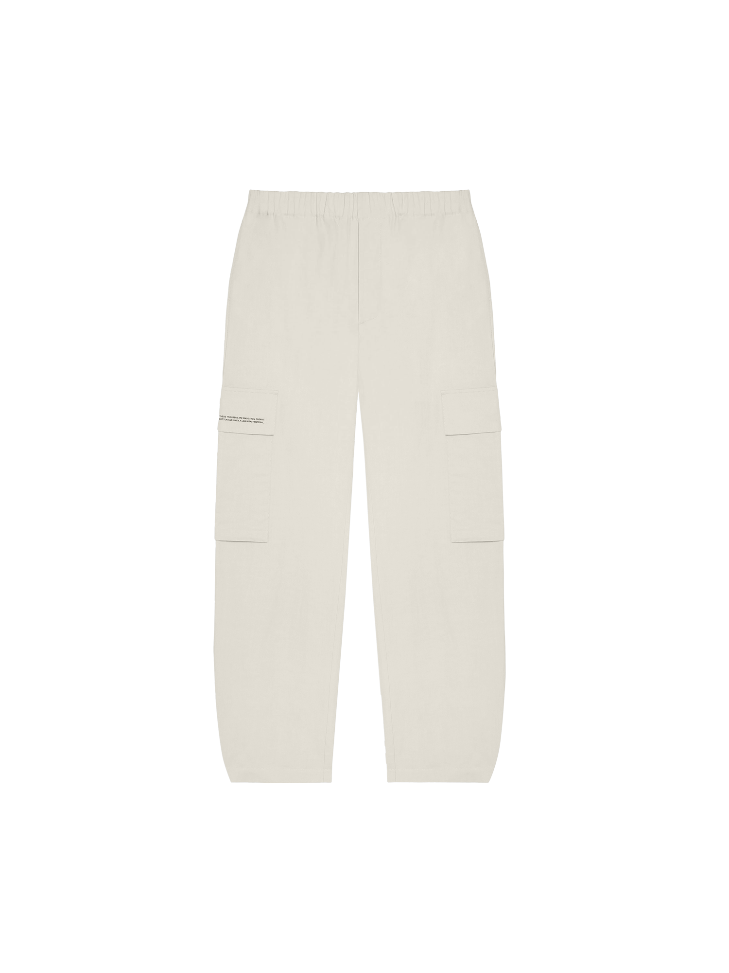 Women's Organic Cotton Linen Cargo Pants - Comfortable & Stylish Casual Pants for Outdoor, Travel & Everyday Wear - Limestone