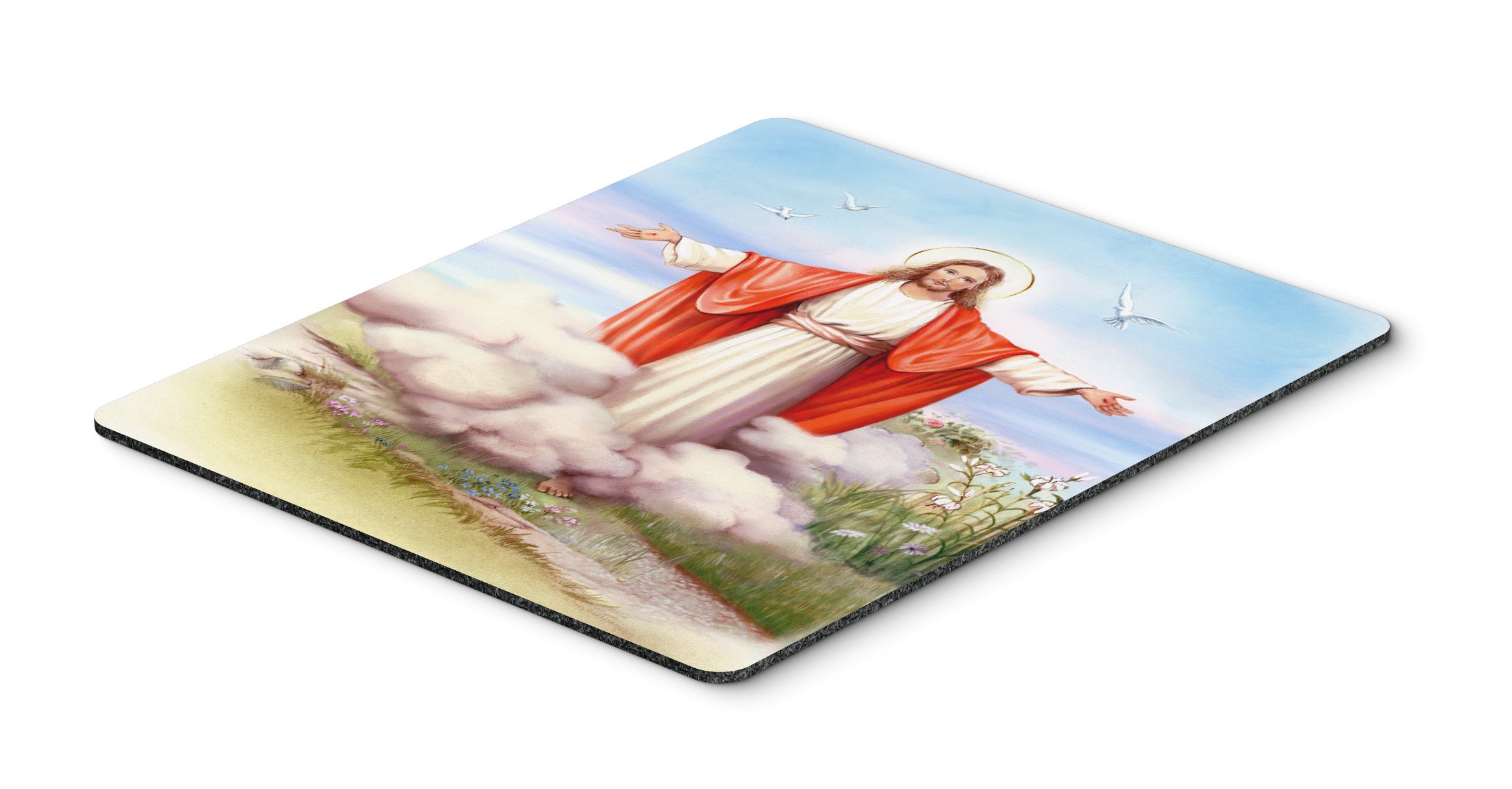 Easter Jesus is Risen Mouse Pad - Large Washable Non-Slip Desk Mat for Home Office, Gaming & Computer Use - Perfect Gift for Easter Decor & Christian Holidays