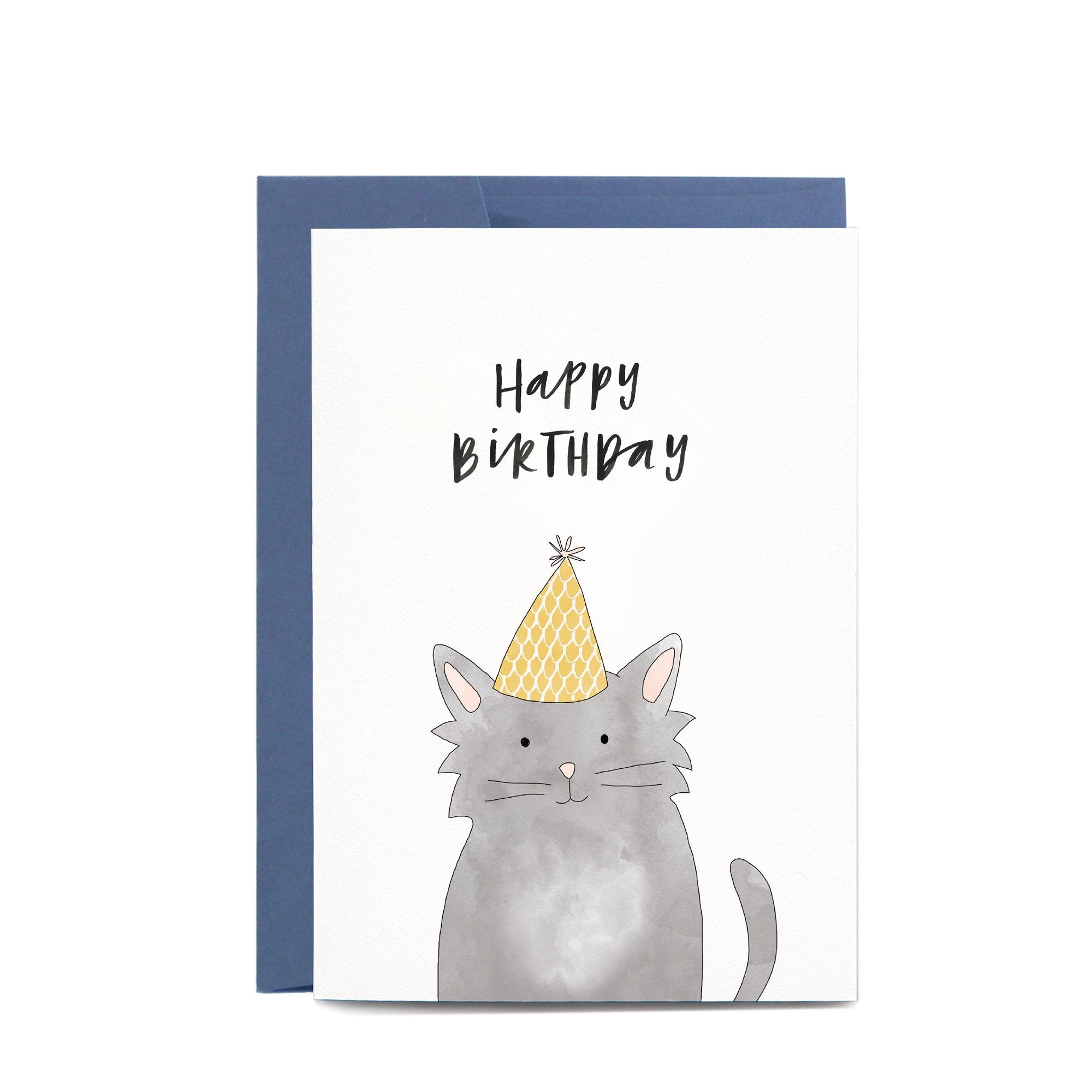 Happy Birthday Cat Greeting Card - Daylight Design for Cat Lovers - Perfect for Birthdays, Anniversaries & Special Occasions