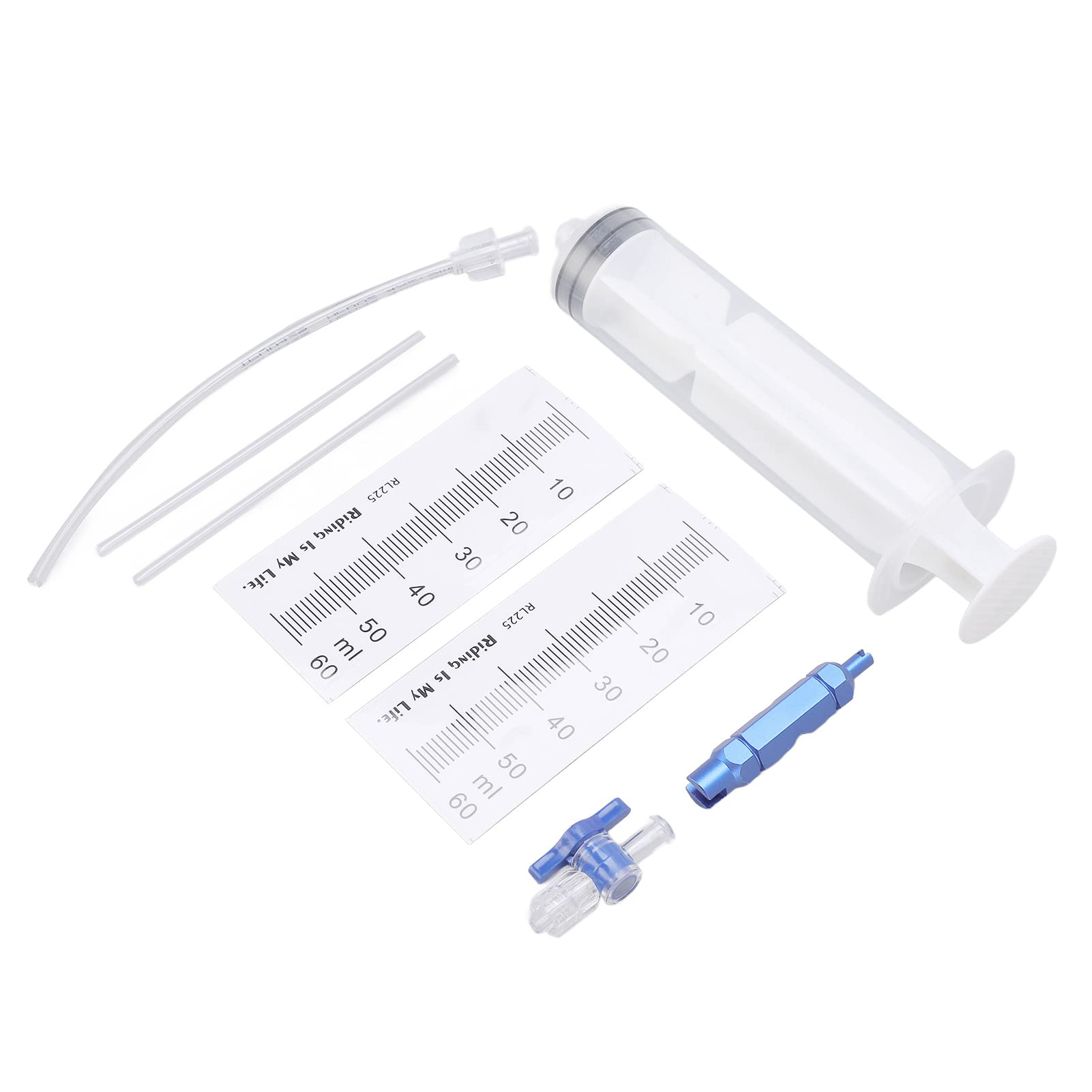 Vacuum Sealant Injector Kit - Low Resistance Reusable Tire Sealant Injector with CNC Machined Adapter for Mountain Bikes | Perfect for Tubeless Tire Repairs & Off-Road Cycling
