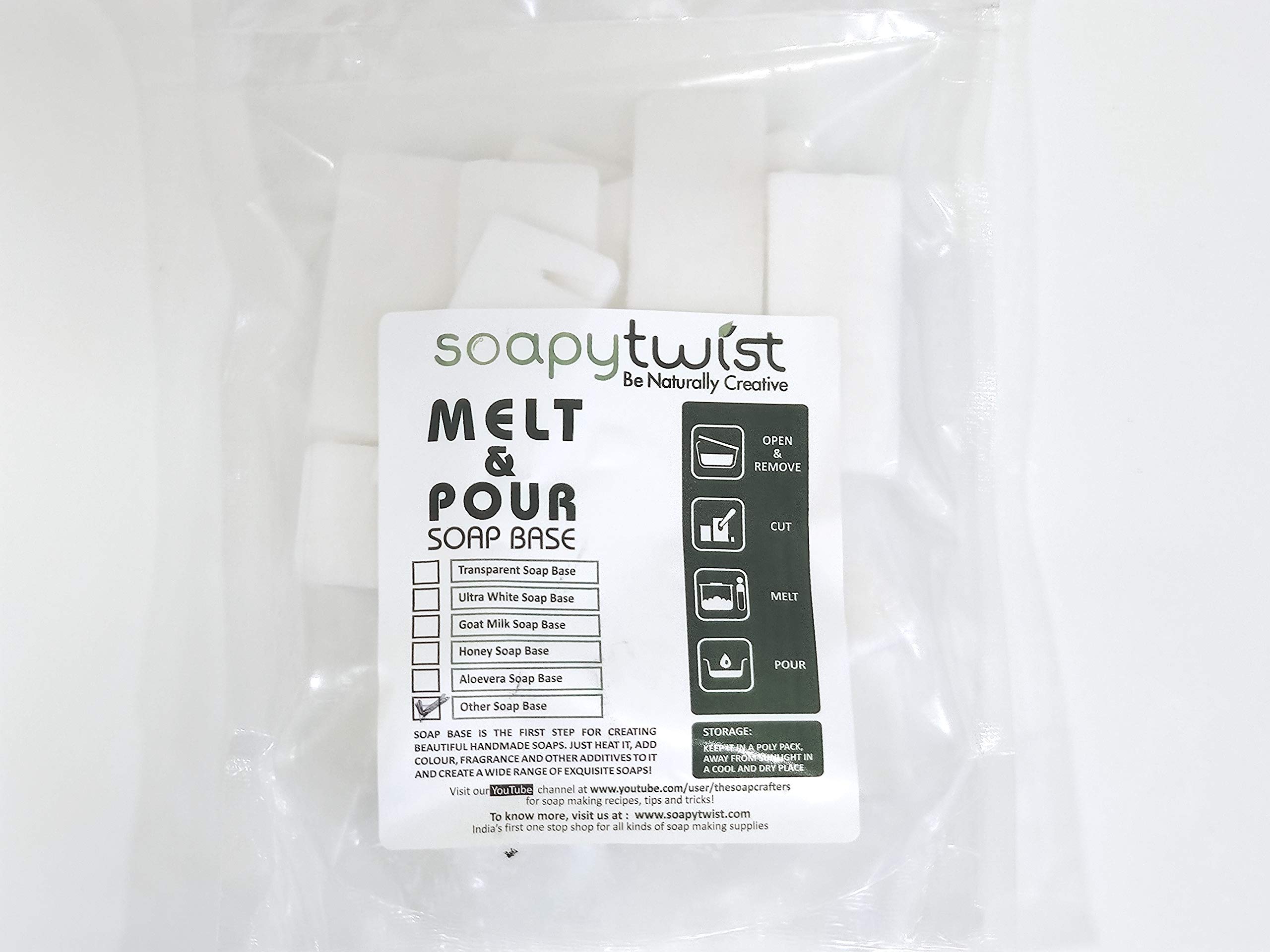 Sulfate-Free Goat Milk Soat Base (300g) - Natural Moisturizing Soap for Sensitive Skin - Perfect for Handmade Soap, Bath & Body Care