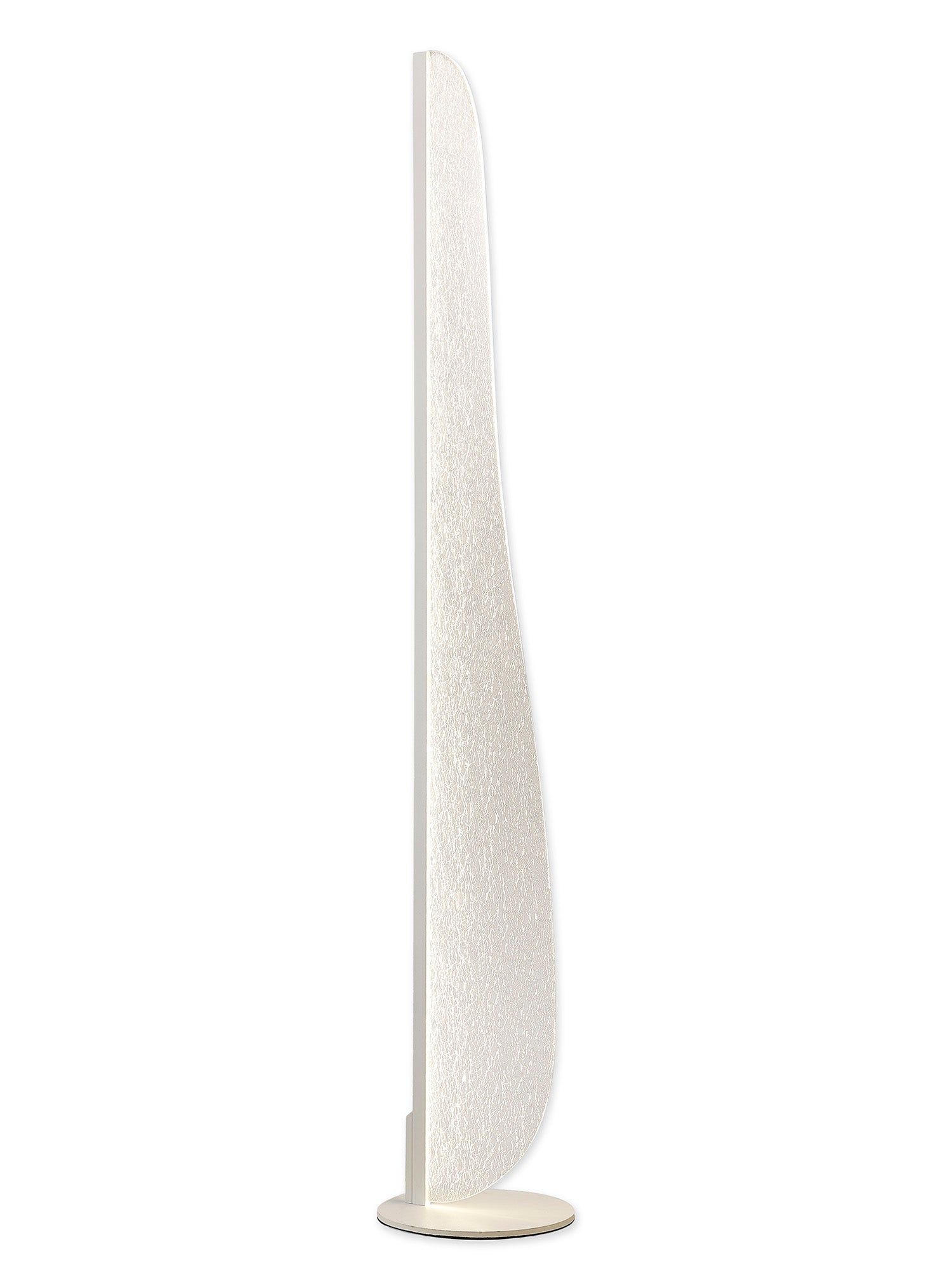 Bianca Modern LED Floor Lamp - Small & Large Size, White Finish for Living Room, Bedroom, or Office Lighting
