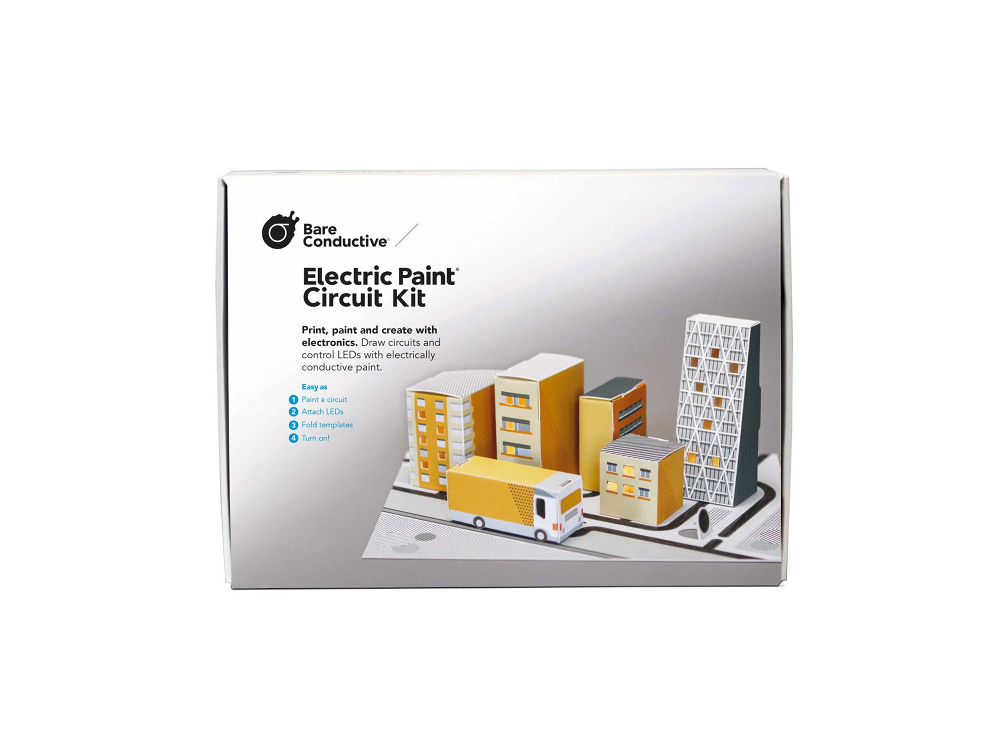 Bare Conductive Electric Paint Circuit Kit - DIY Electronics for Kids & Adults - Perfect for STEM Projects, Home Science Experiments & Creative Art