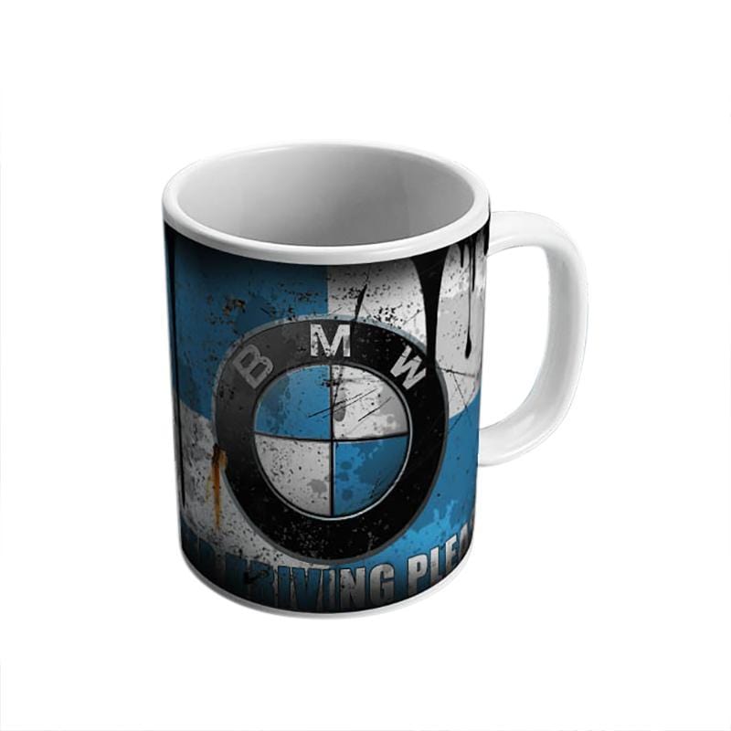 BMW Logo Ceramic Coffee Mug - 15oz Insulated Travel Mug for Hot & Cold Drinks - Perfect for Office, Commute, and Gifts